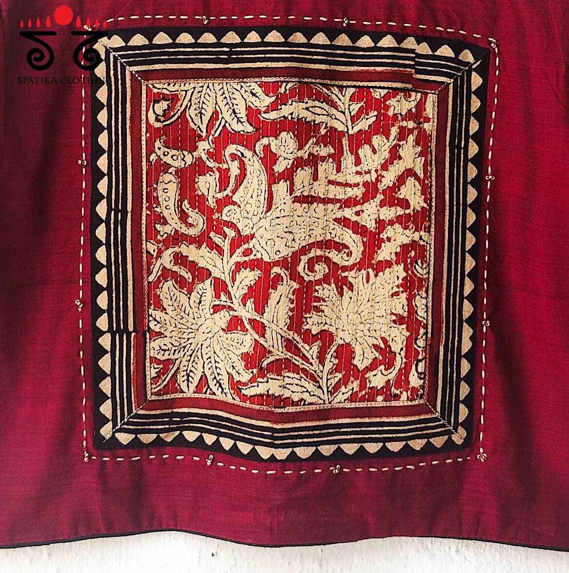 The Ajrakh-Frilled Blouse