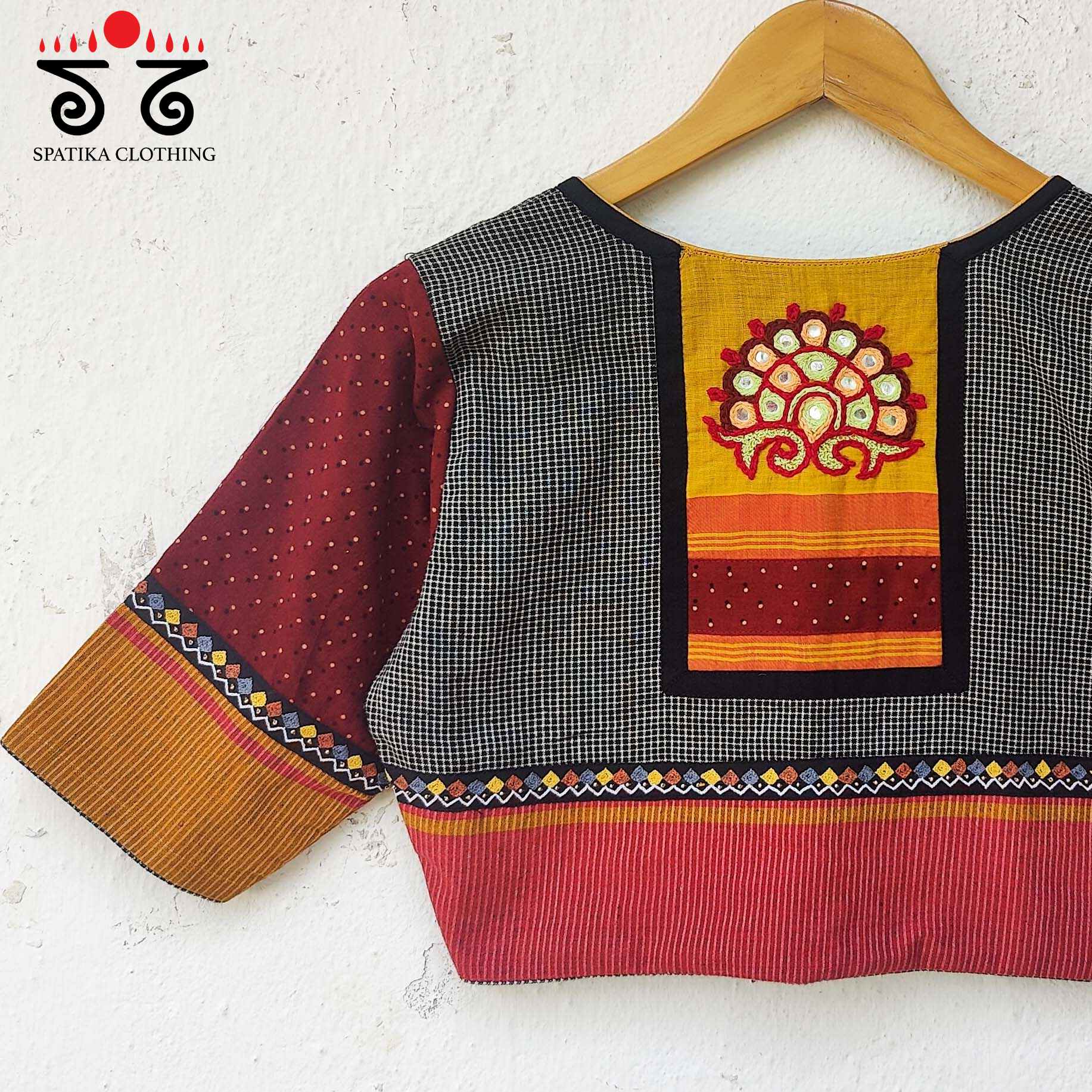 The Kalpa vriksh - Hand embroidered Blouse
