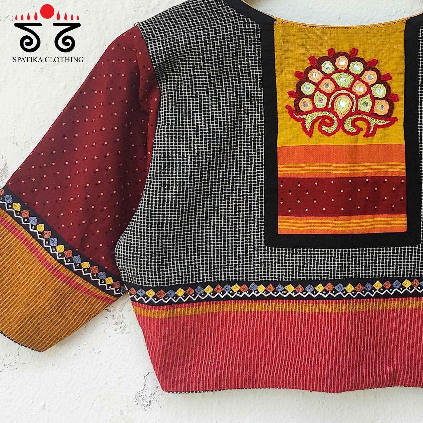 The Kalpa vriksh - Hand embroidered Blouse