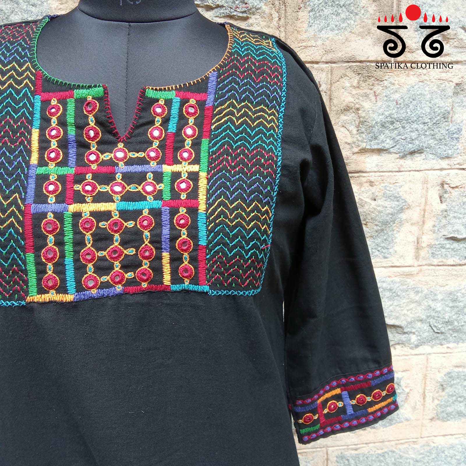 Lambani Hand Embroidered Kurta