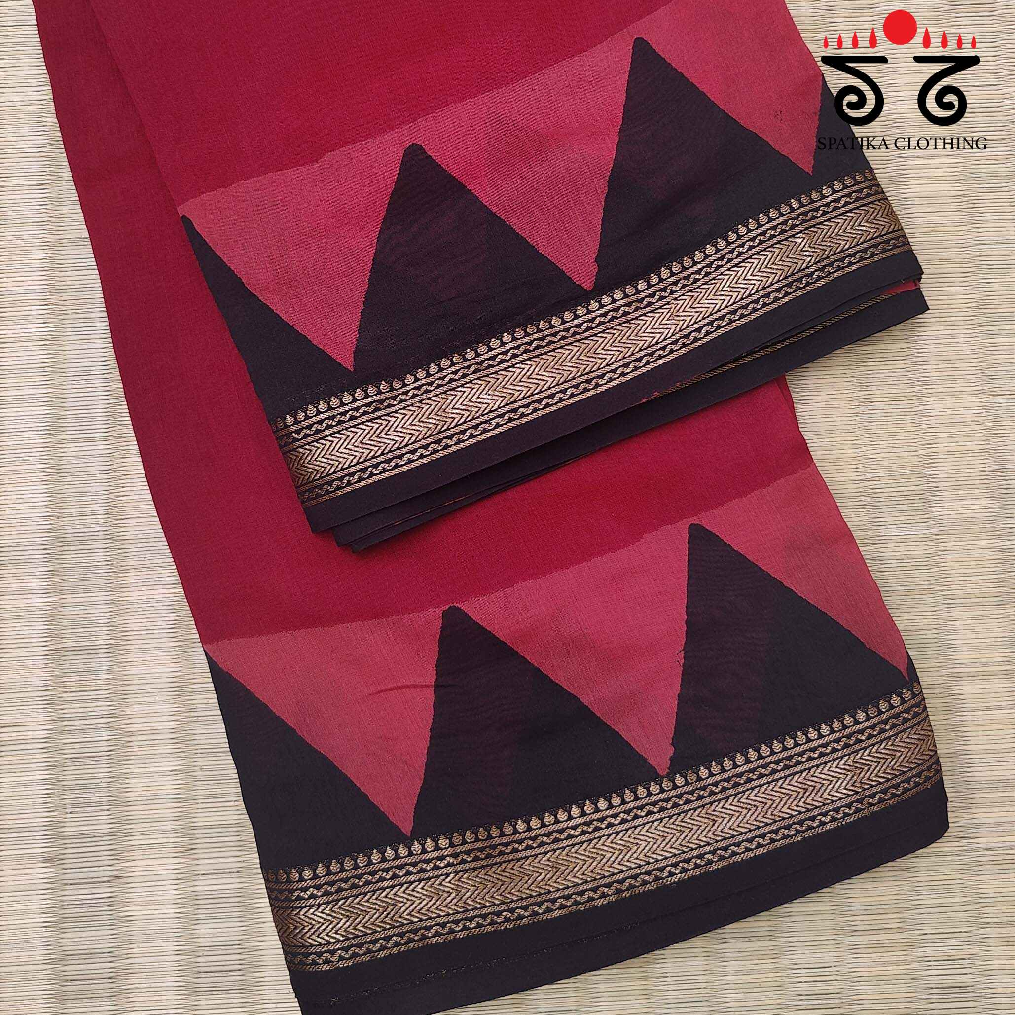 Maheshwari Silk Cotton Saree
