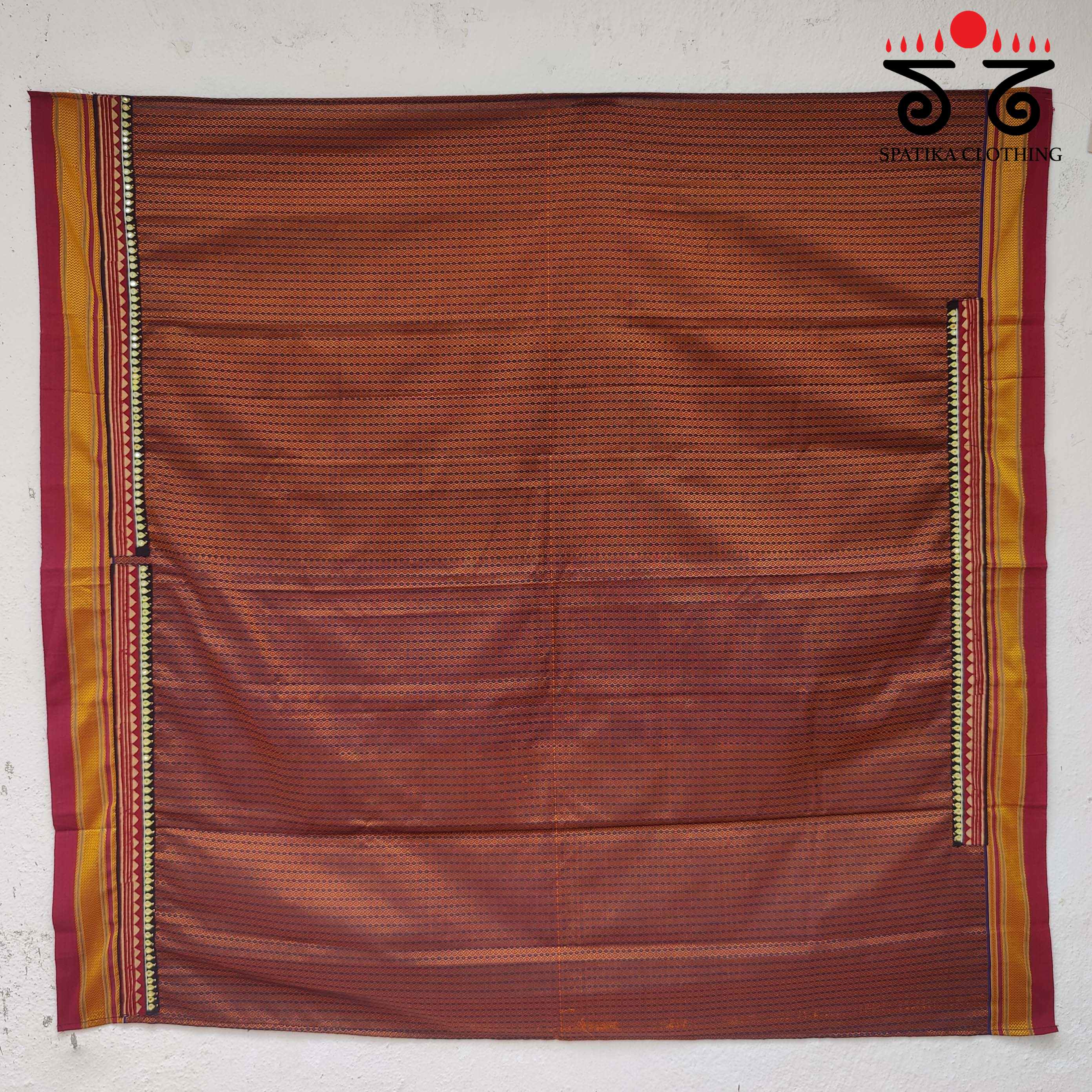 Khun - Hand Embroidered Blouse Fabric