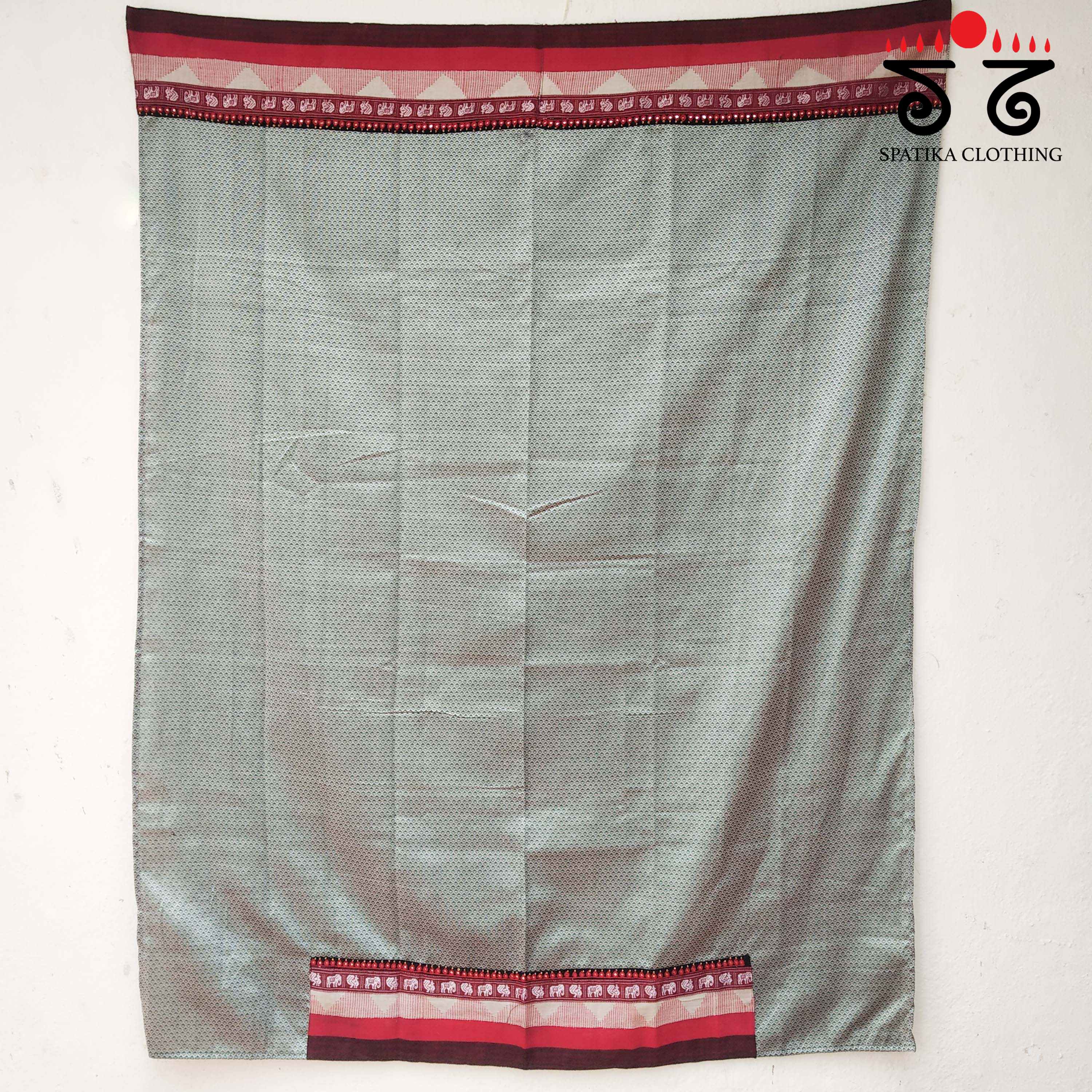 Khun - Hand Embroidered Blouse Fabric