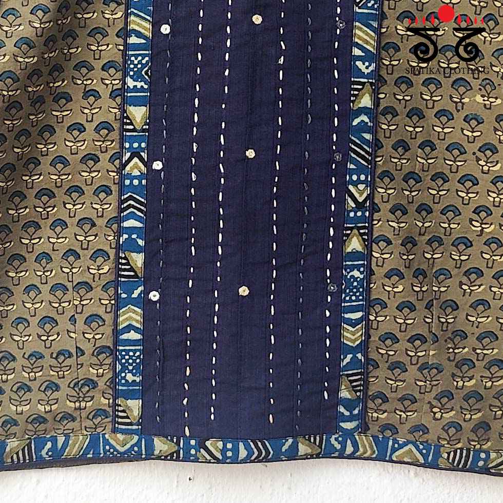 The Ajrakh - Pintuck Blouse