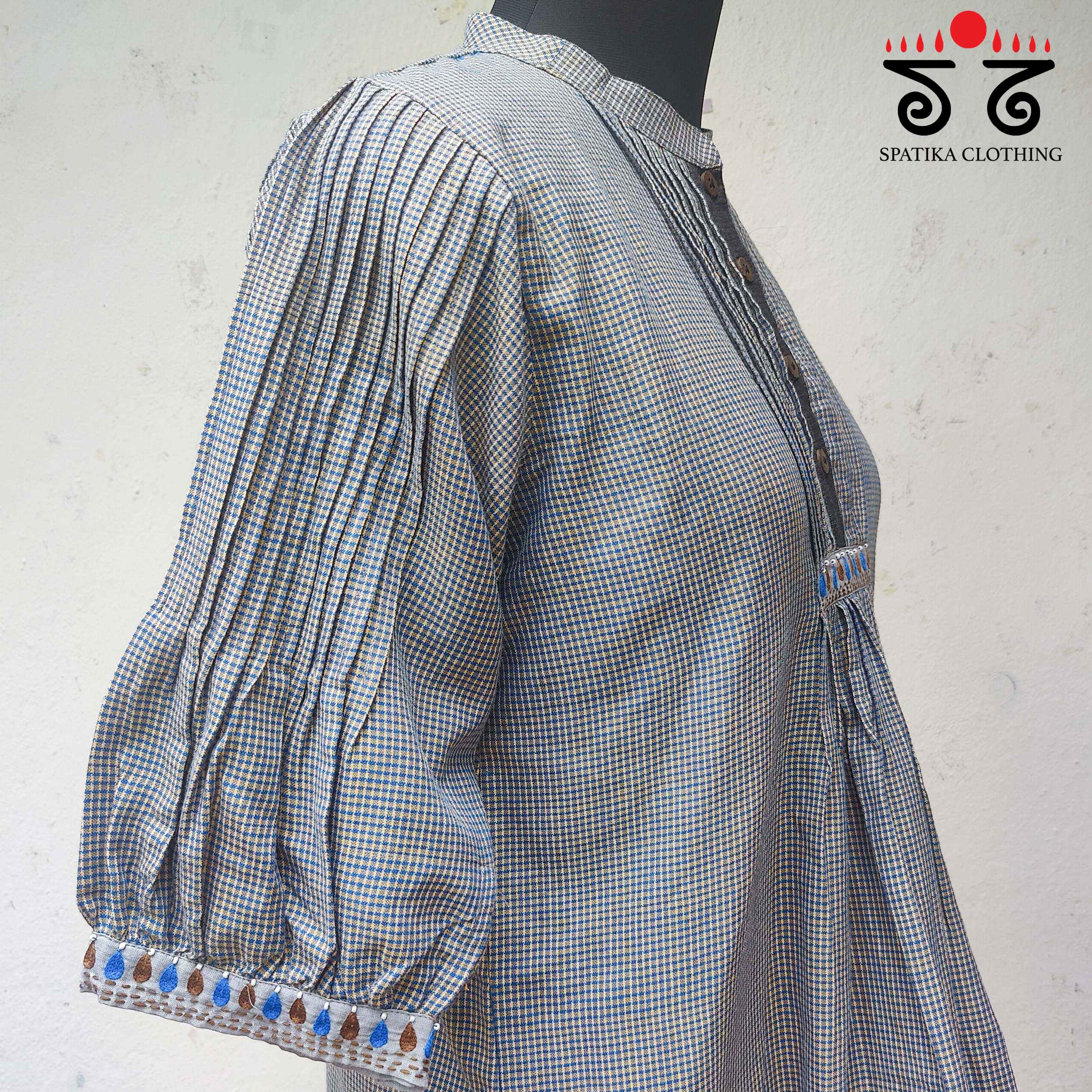 Patteda Anchu - Hand Embroidered Tunic