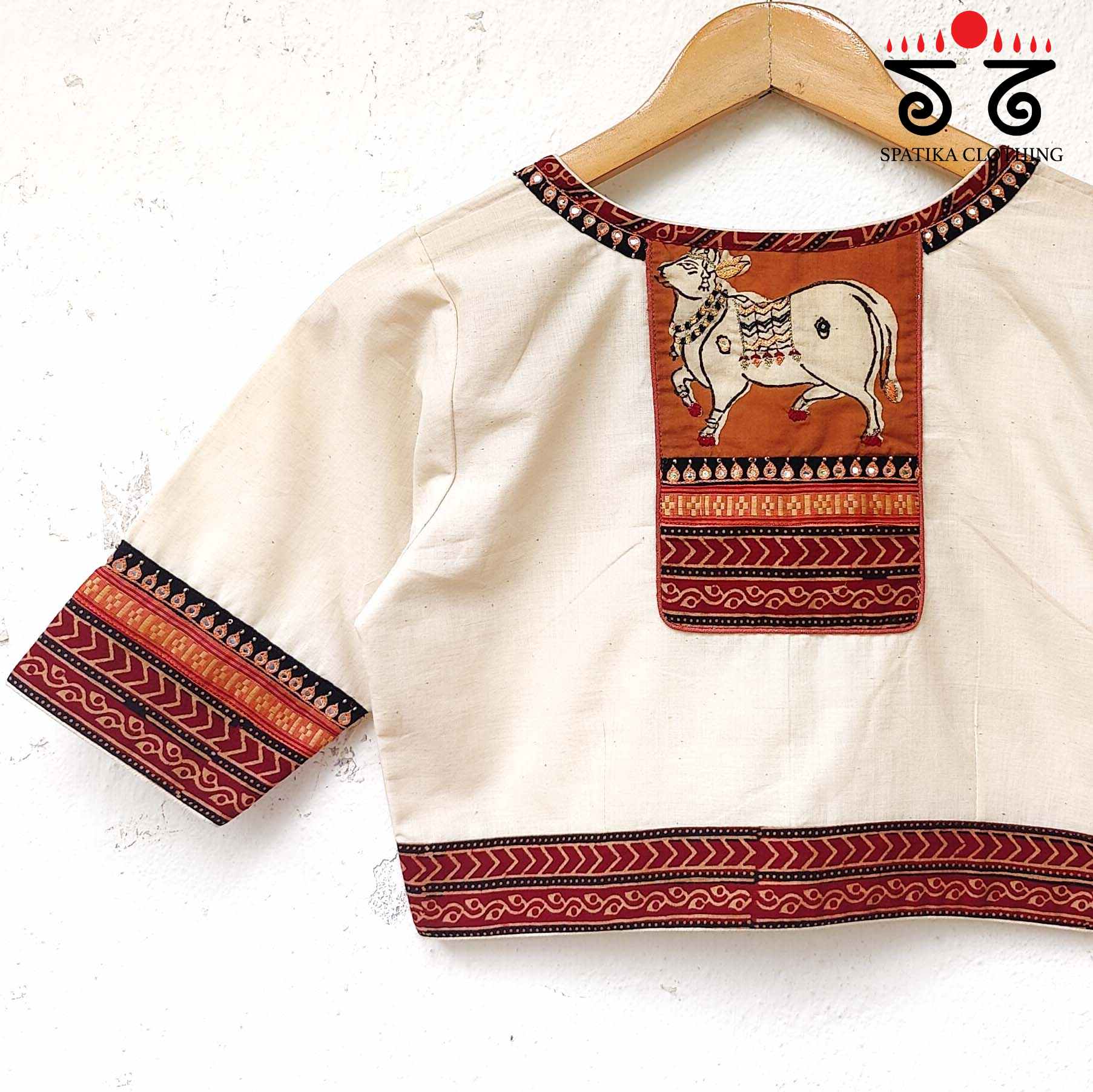 The Pichwai Patchwork Blouse
