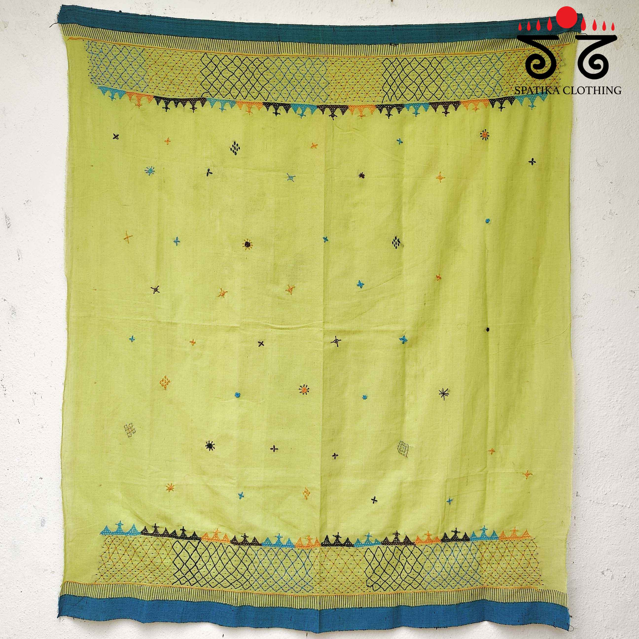 Lambani Handembroidery on Ponduru Blouse Fabric