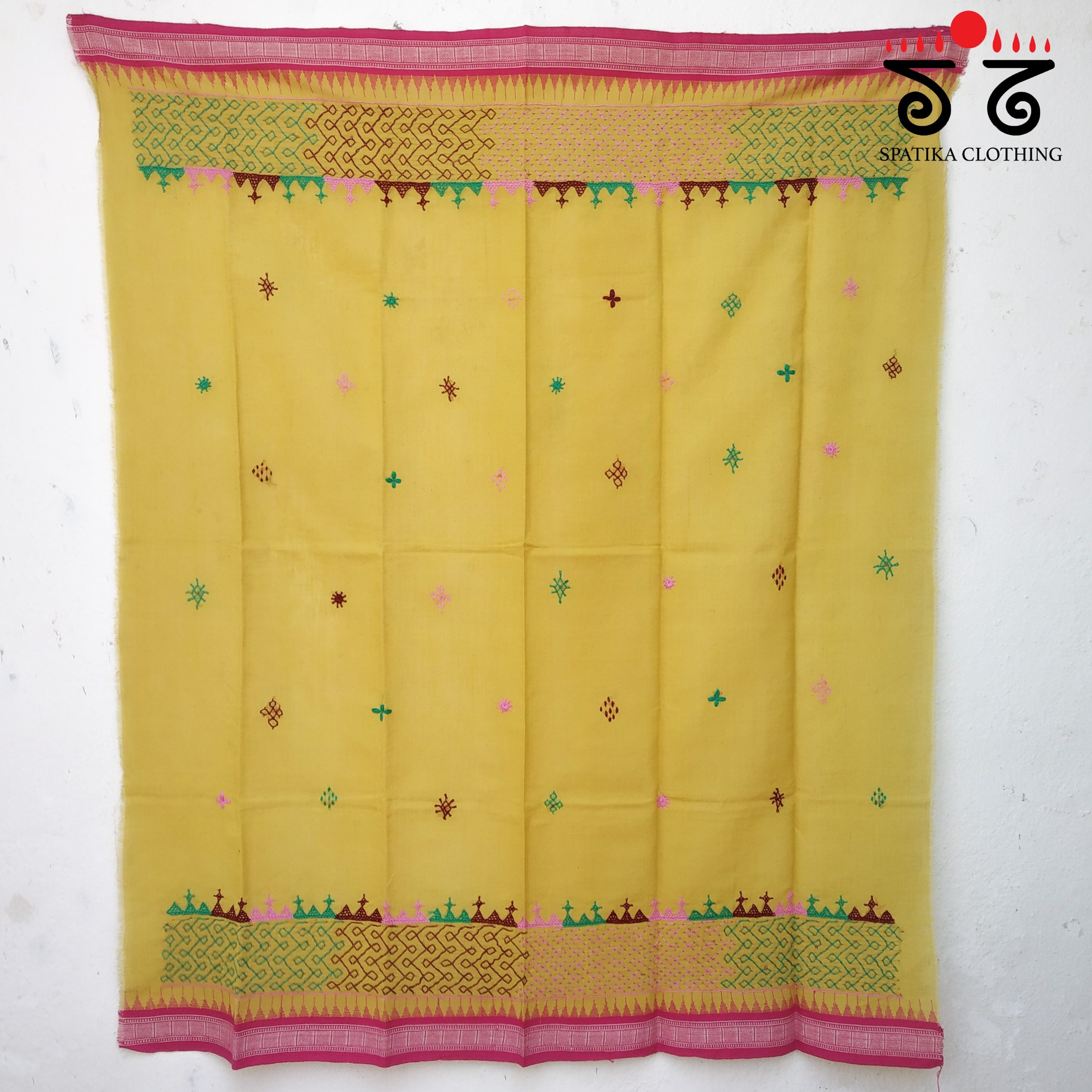 Lambani Handembroidery on Ponduru Blouse Fabric