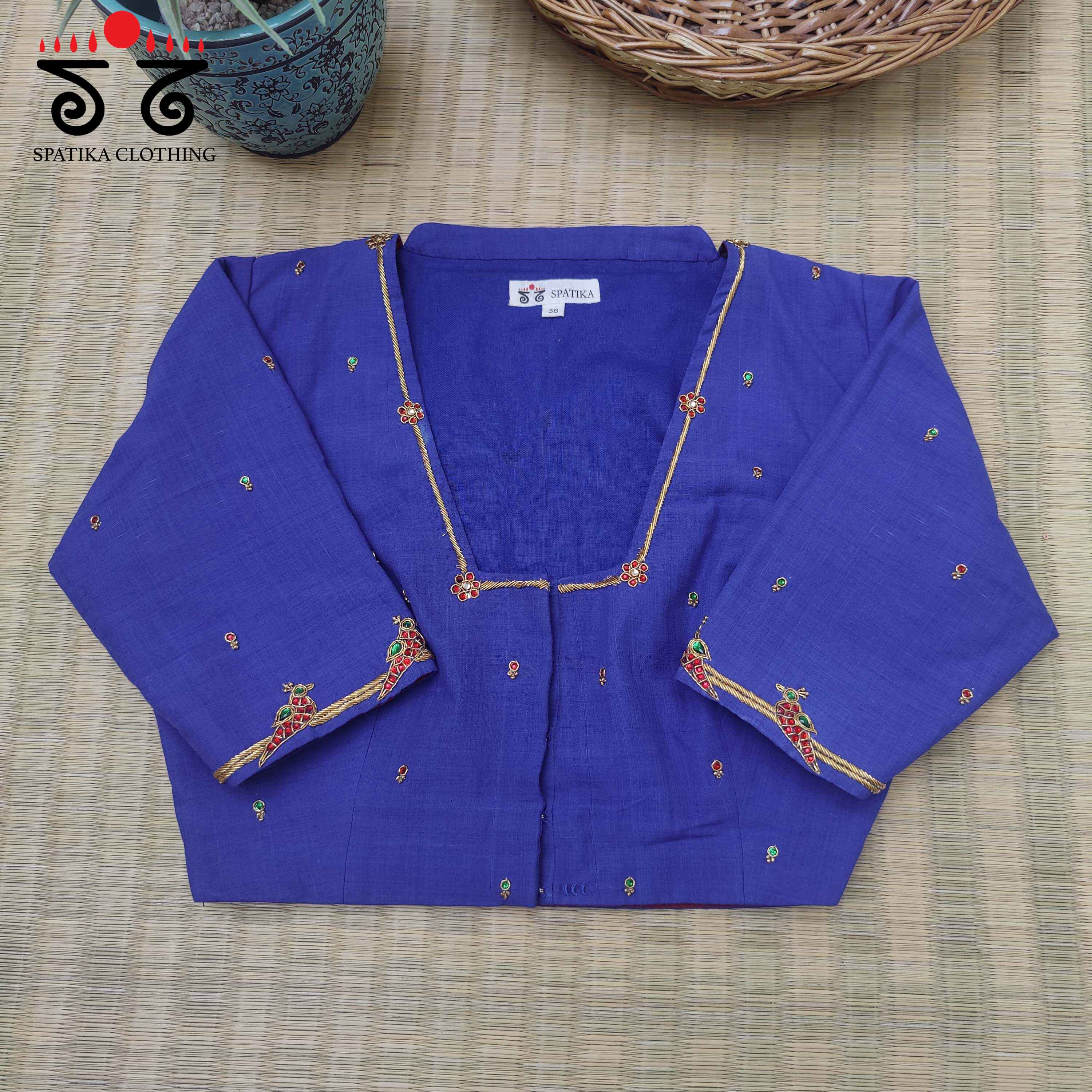 The Temple Jewellery Blouse - Festive Edit