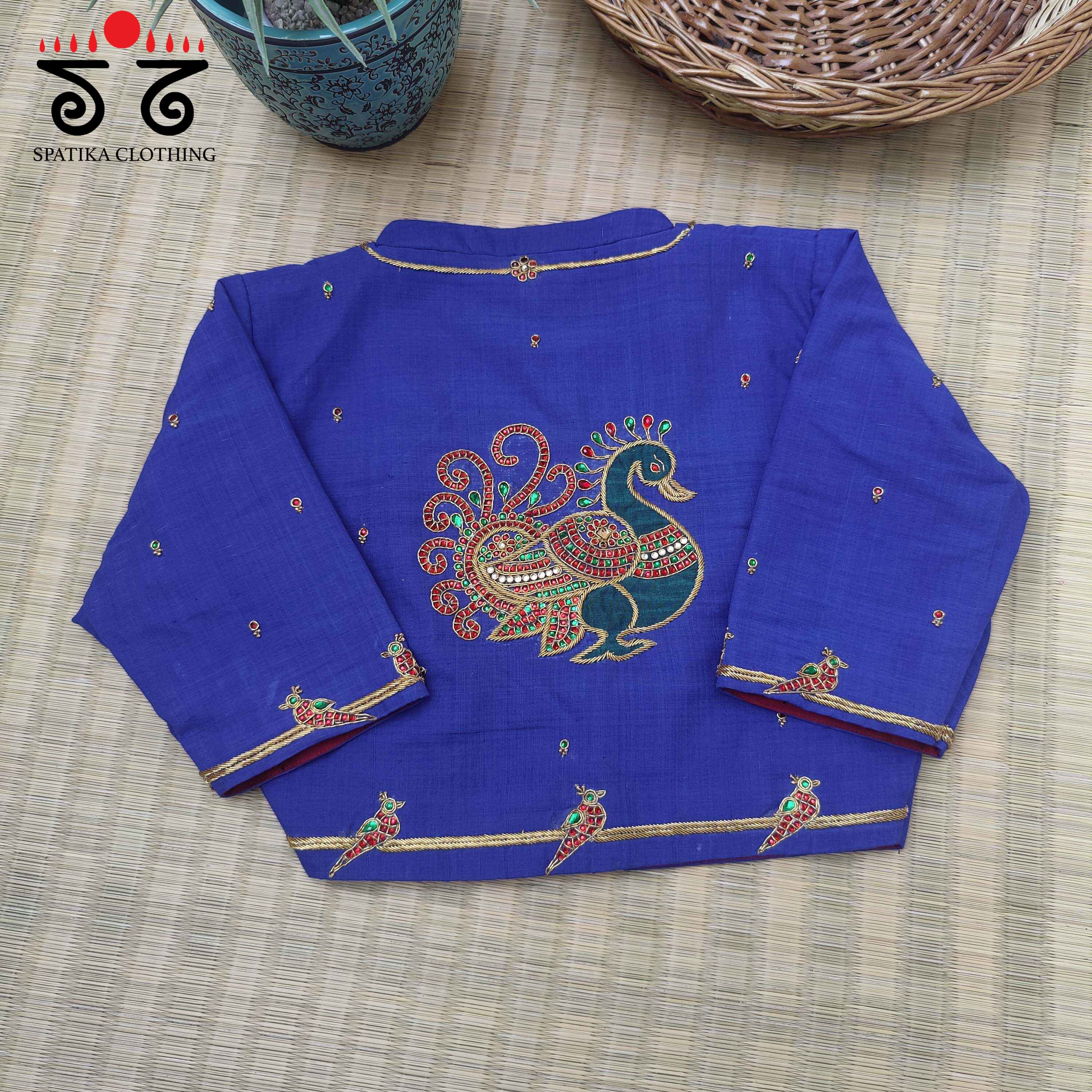 The Temple Jewellery Blouse - Festive Edit