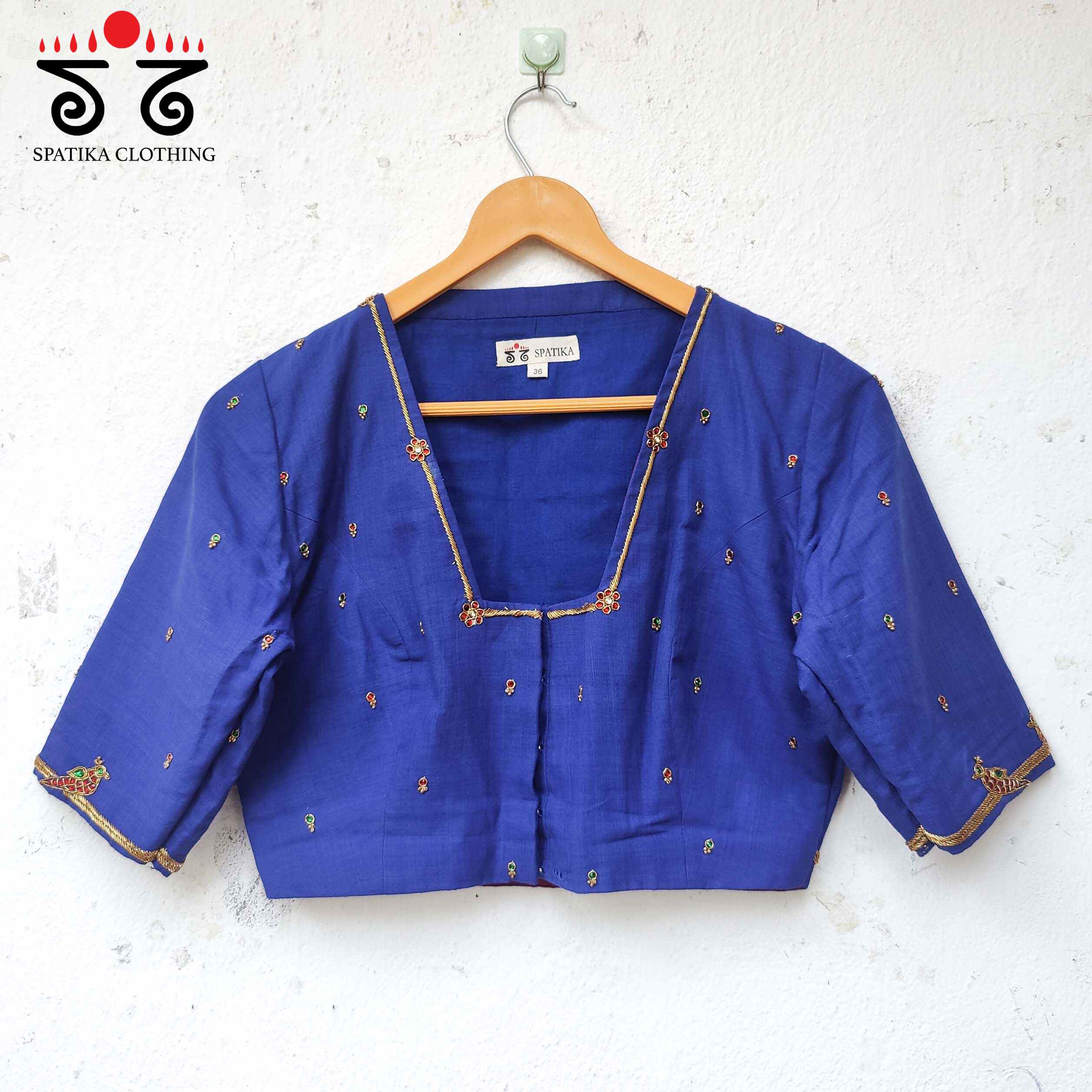 The Temple Jewellery Blouse - Festive Edit