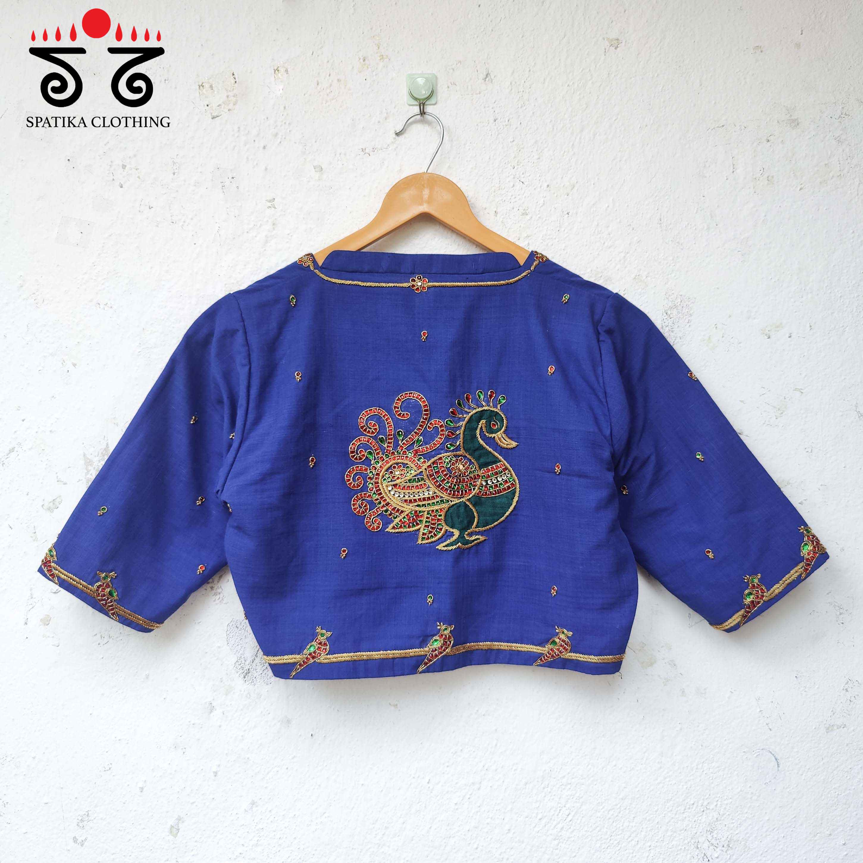 The Temple Jewellery Blouse - Festive Edit