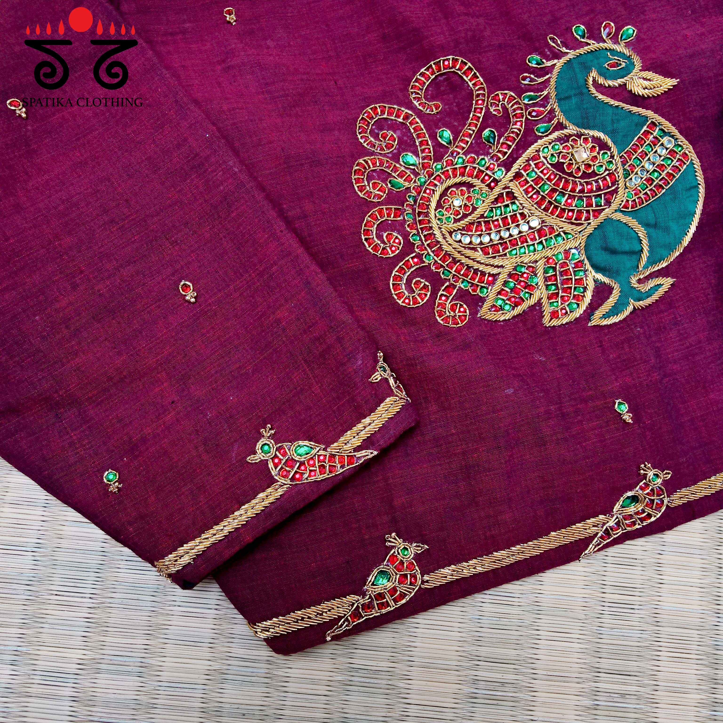 The Temple Jewellery Blouse - Festive Edit