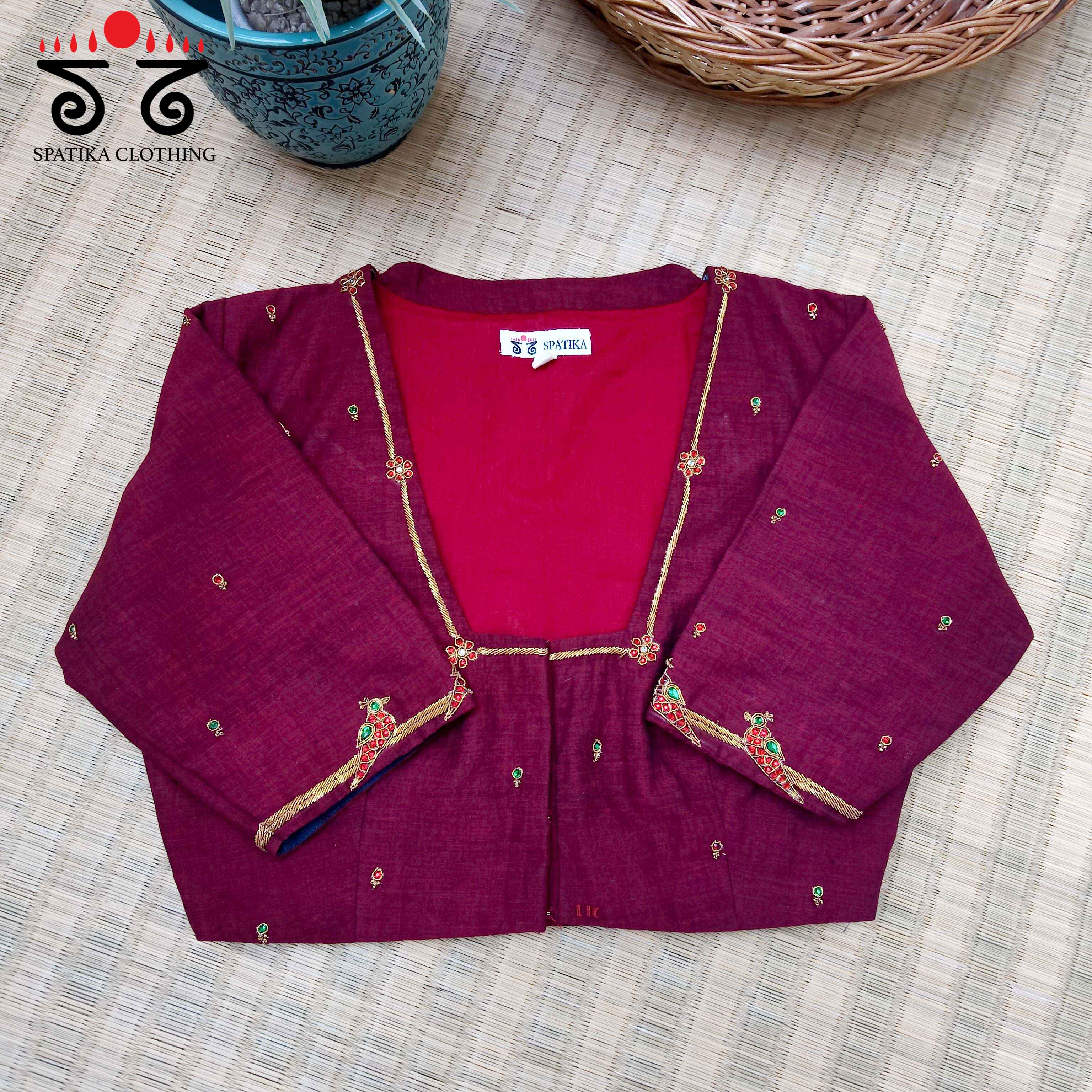 The Temple Jewellery Blouse - Festive Edit