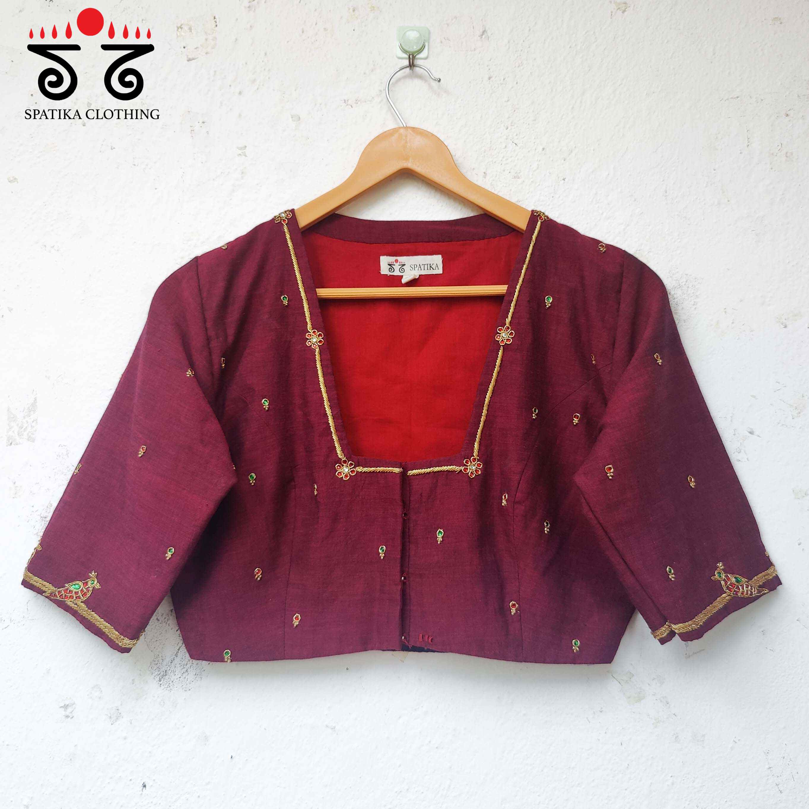 The Temple Jewellery Blouse - Festive Edit