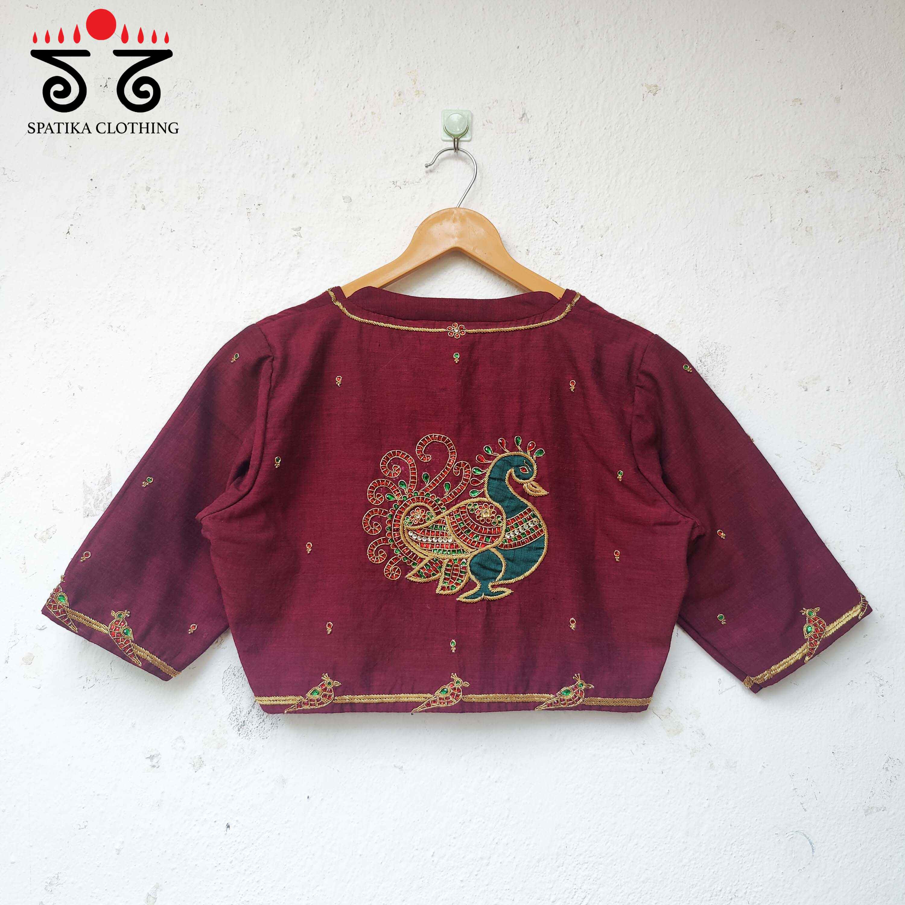 The Temple Jewellery Blouse - Festive Edit