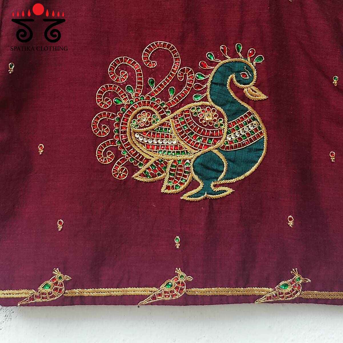 The Temple Jewellery Blouse - Festive Edit