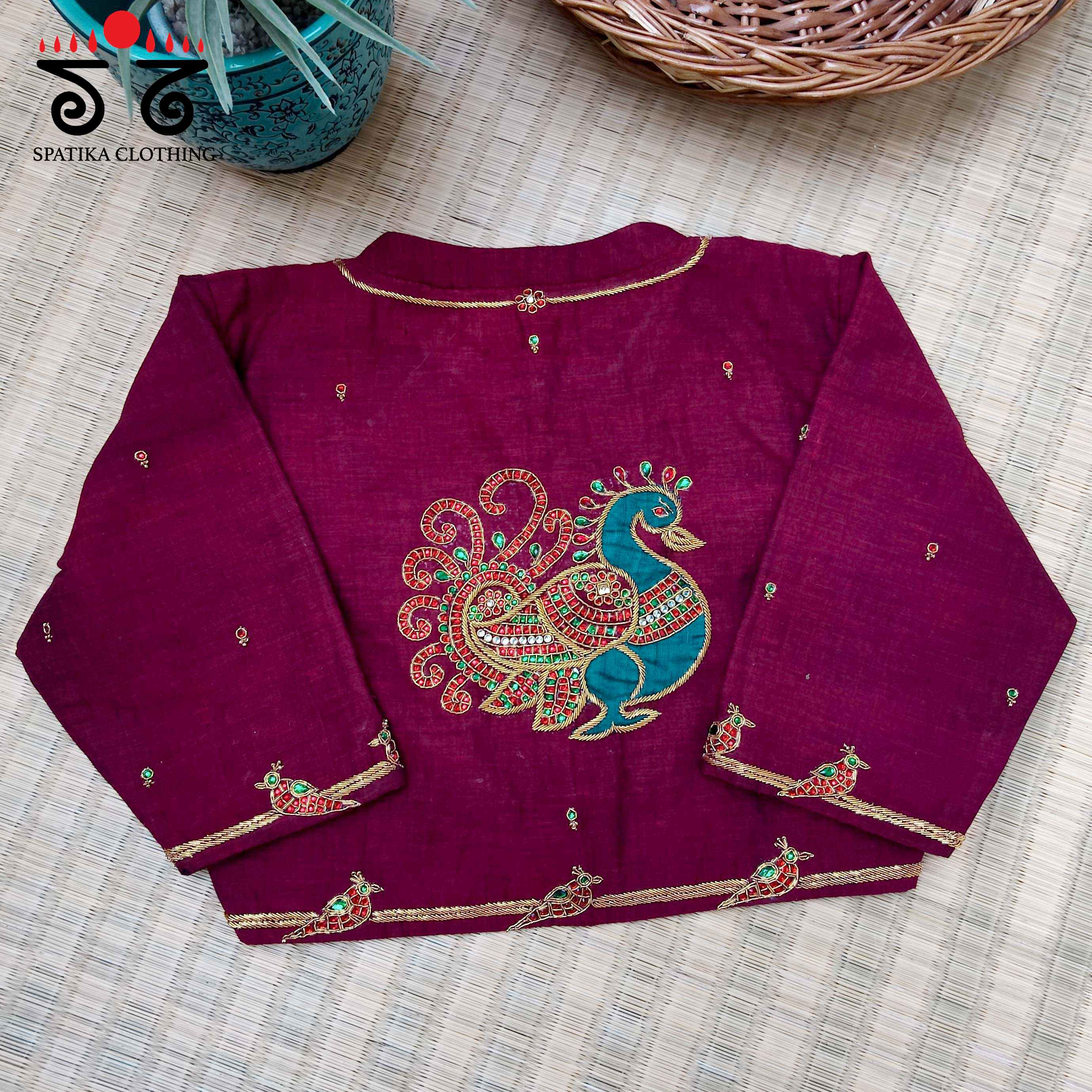 The Temple Jewellery Blouse - Festive Edit