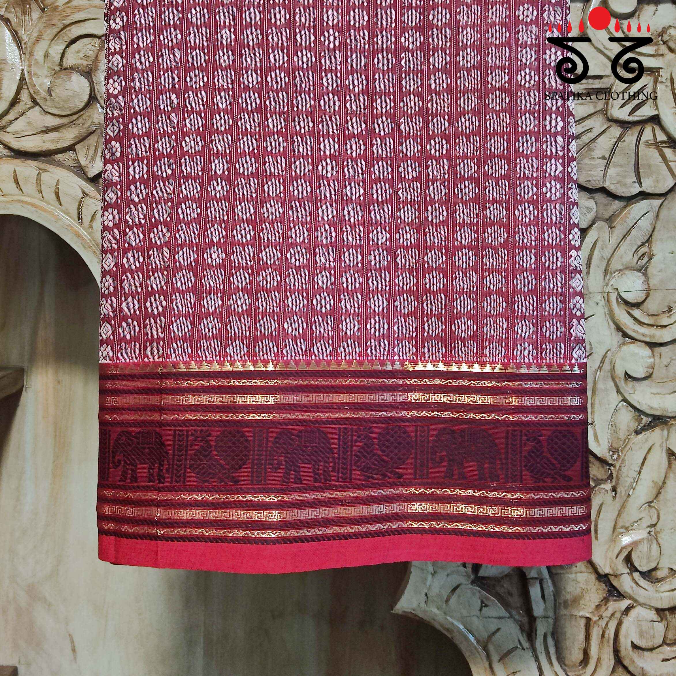Vintage Kanjivaram Saree in Cotton