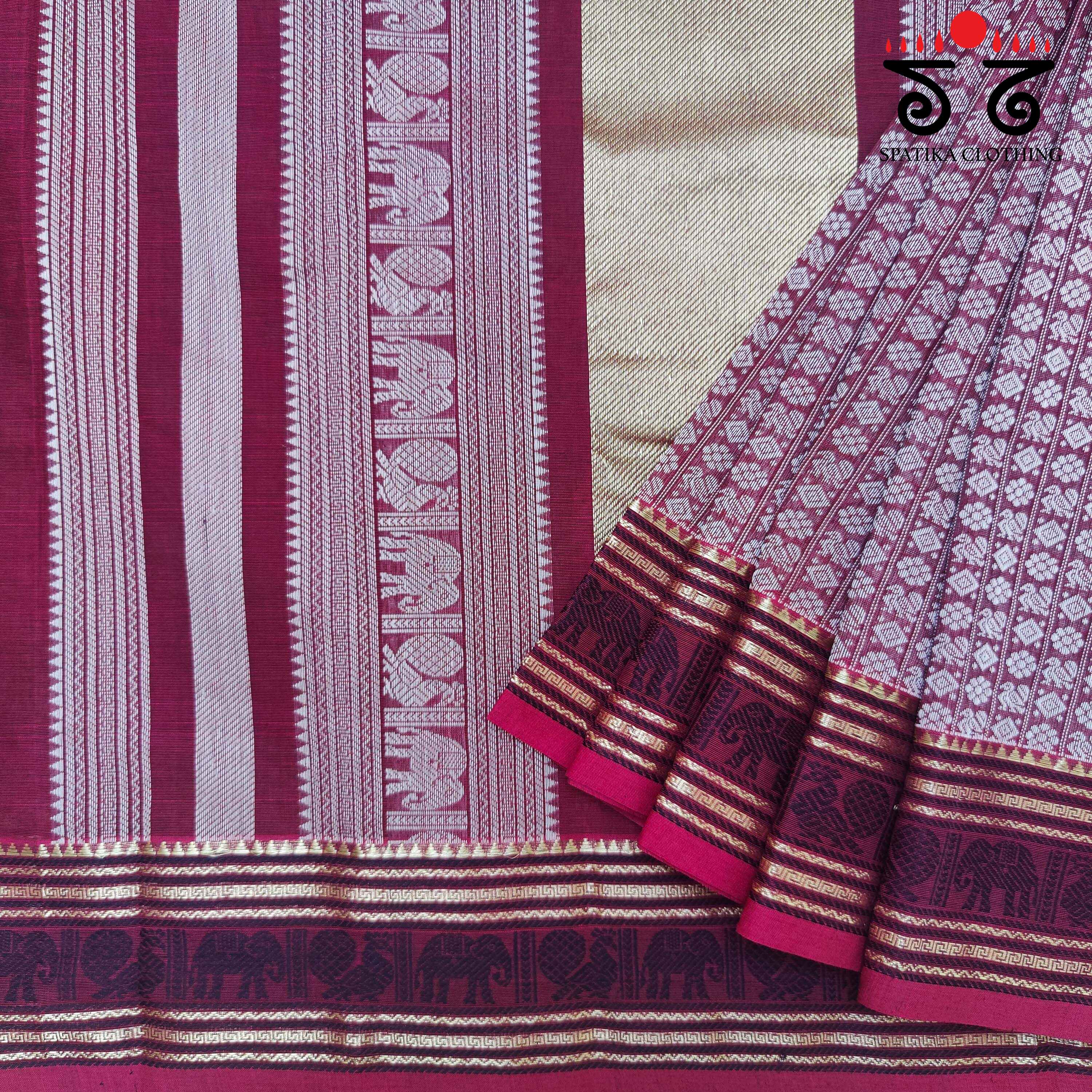 Vintage Kanjivaram Saree in Cotton