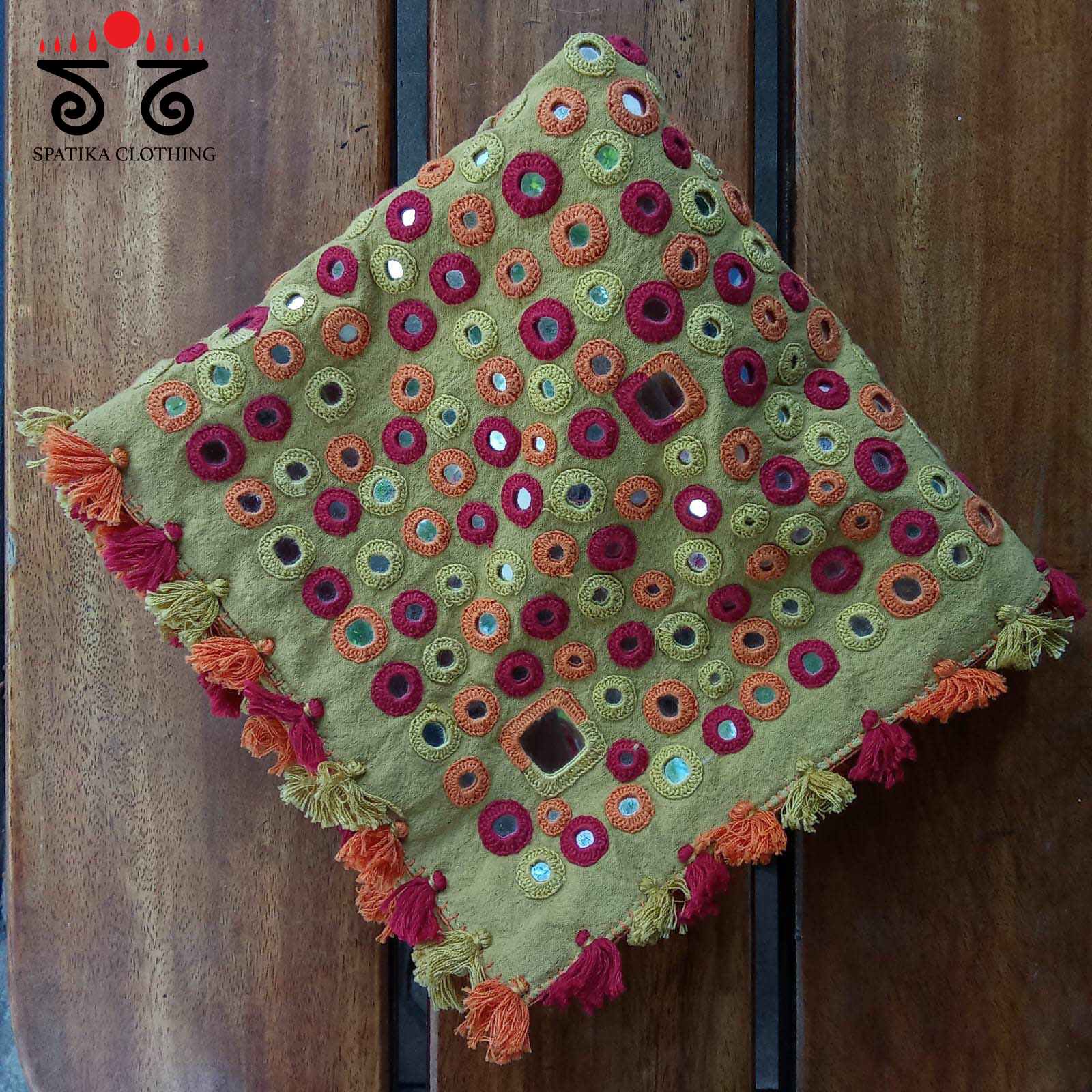The Lambani Handembroidered Cushion Cover