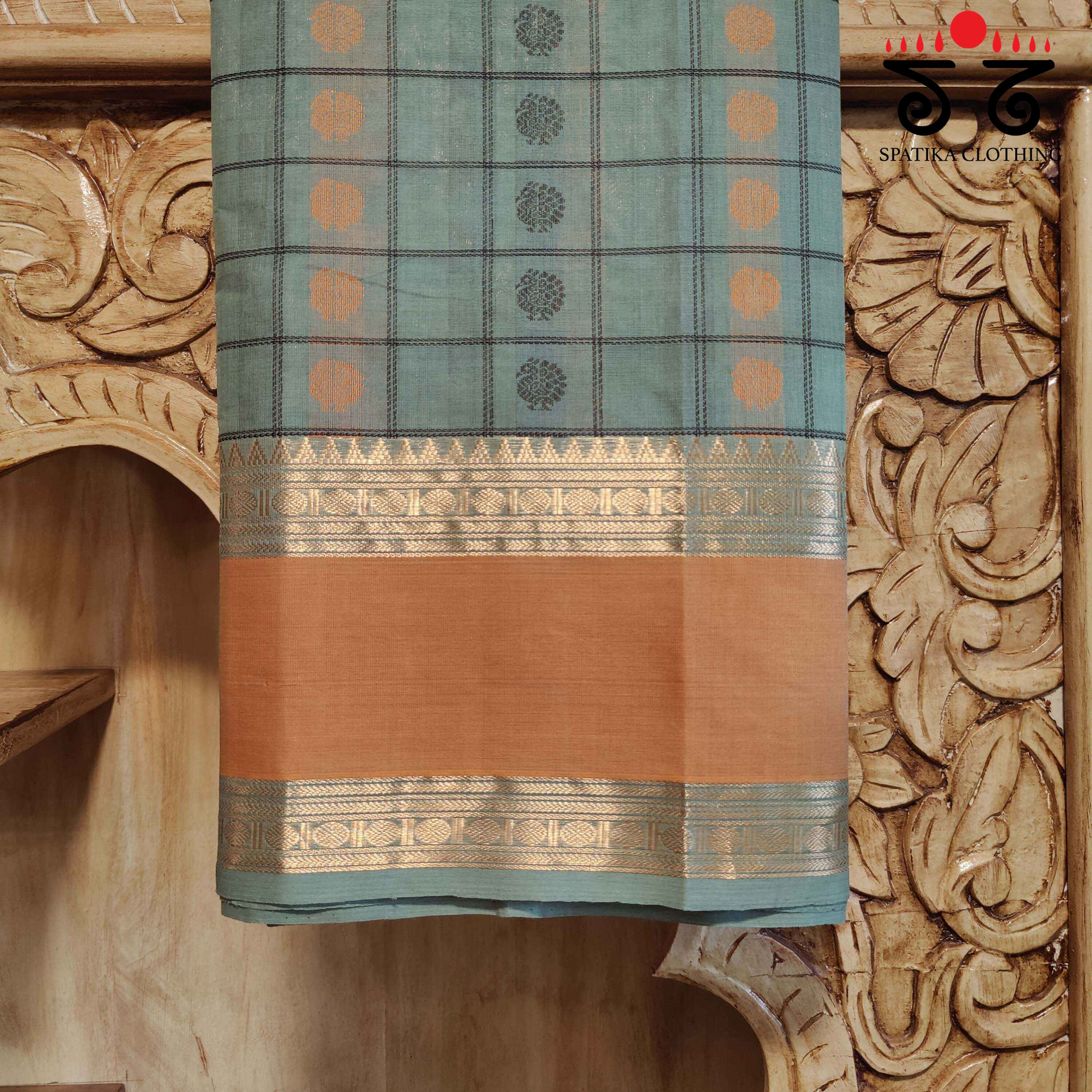 Vintage Kanjivaram Saree in Cotton