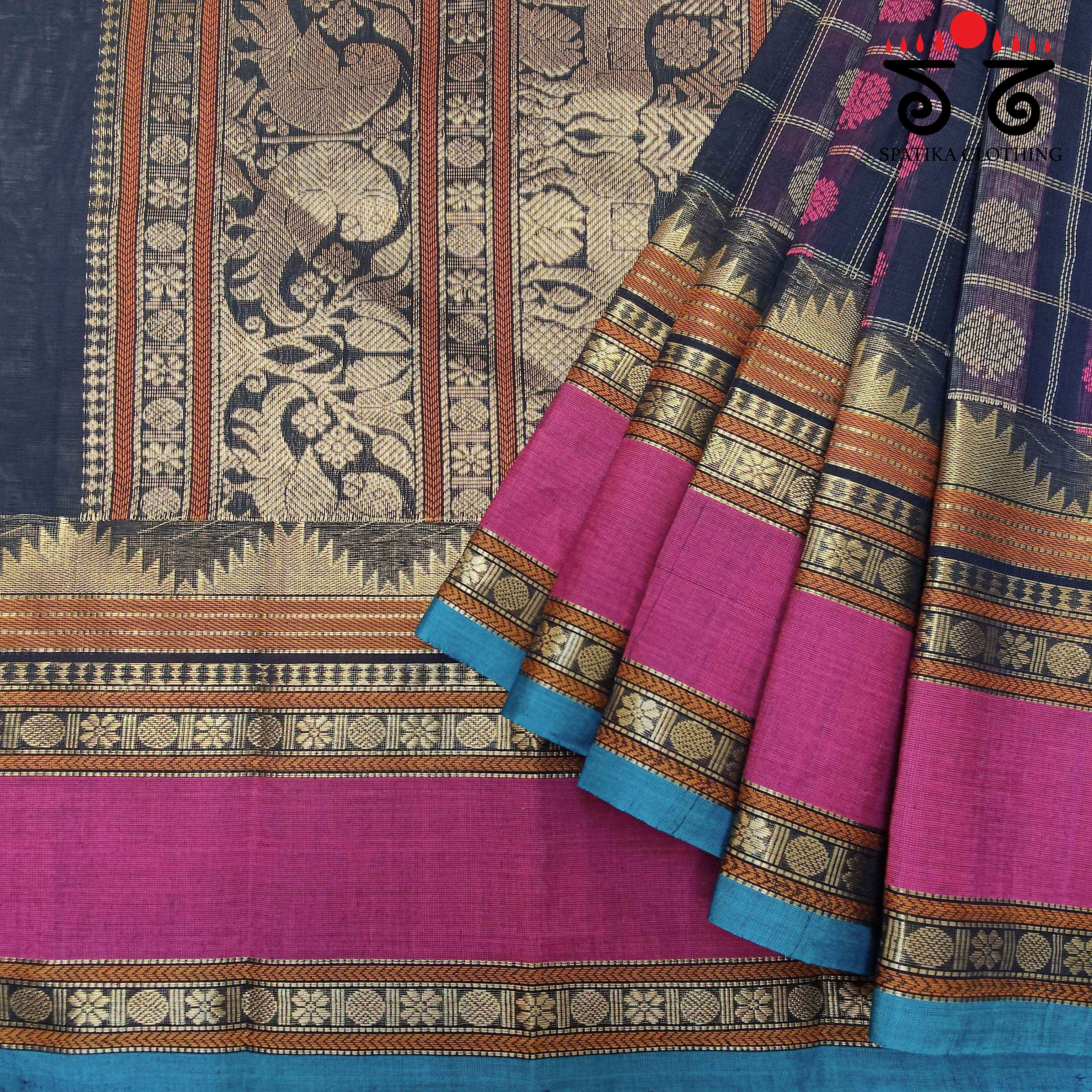 Vintage Kanjivaram Saree in Cotton