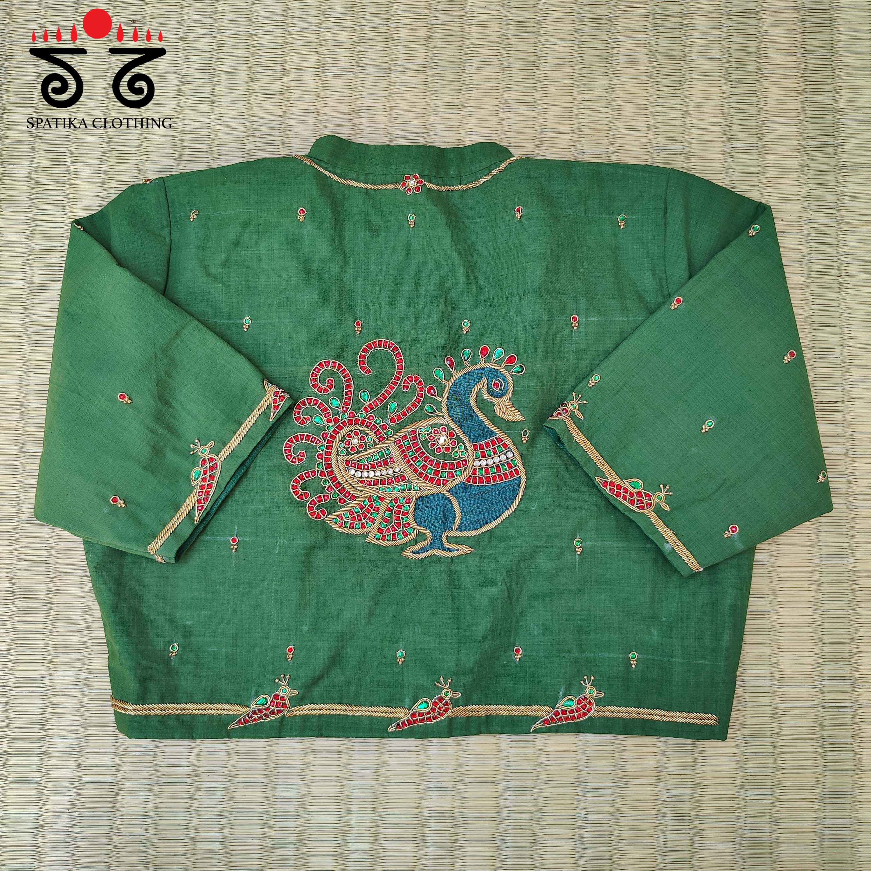 The Temple Jewellery Blouse - Festive Edit