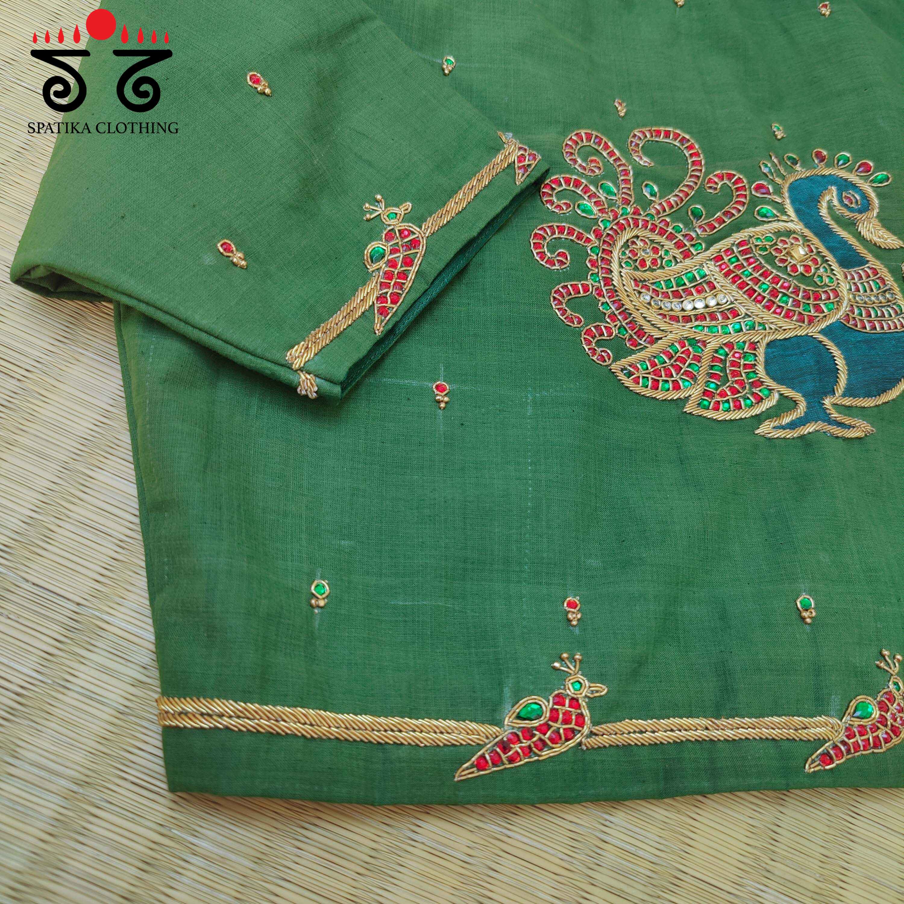 The Temple Jewellery Blouse - Festive Edit