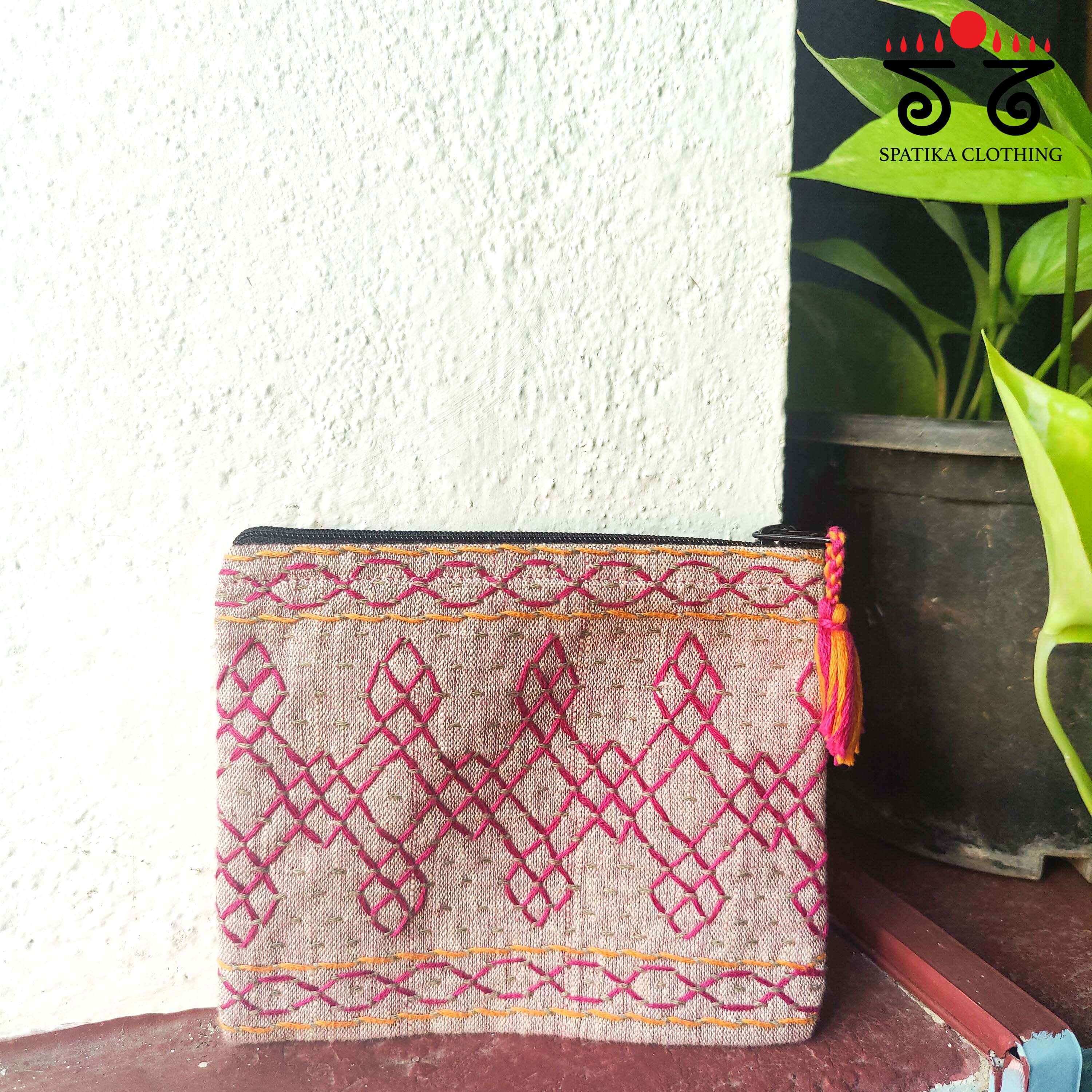 Lambani Hand Embroidered Purse - Small