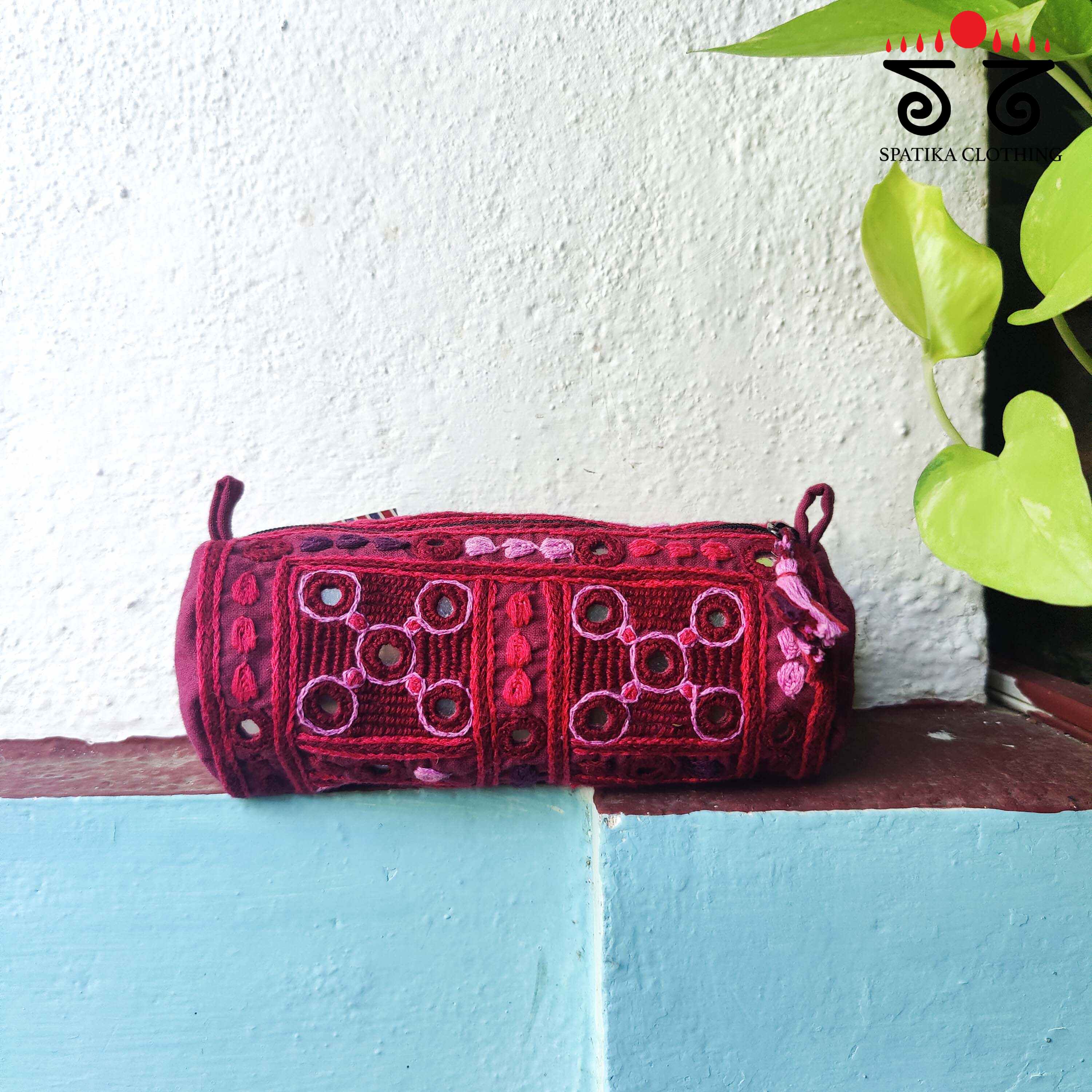 Lambani Hand Embroidered Pouch - Small