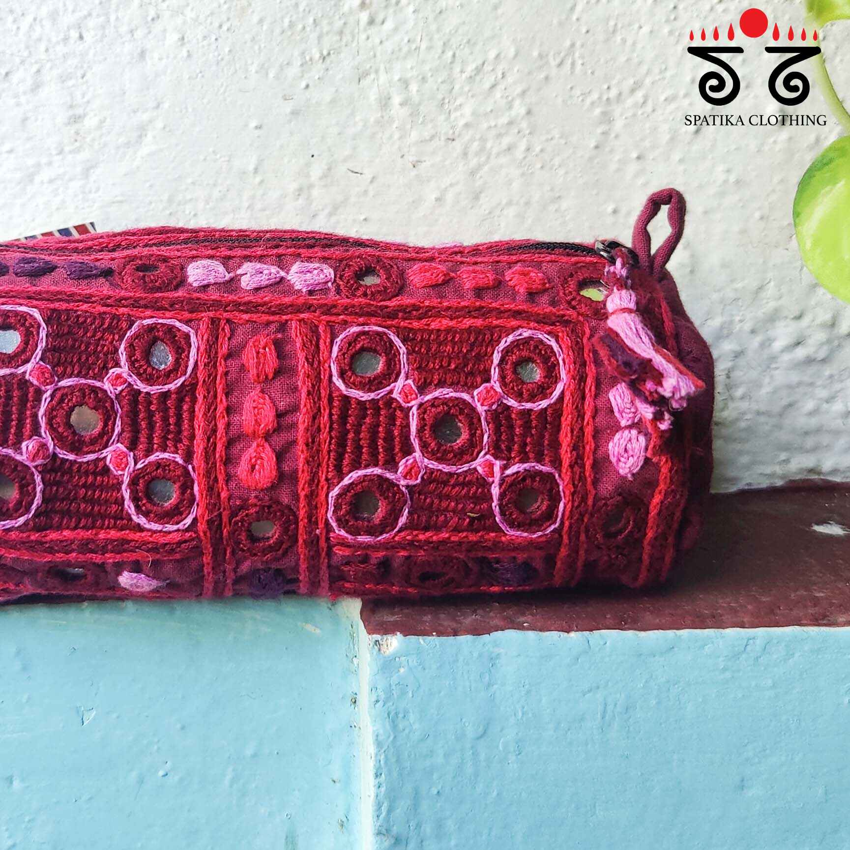 Lambani Hand Embroidered Pouch - Small