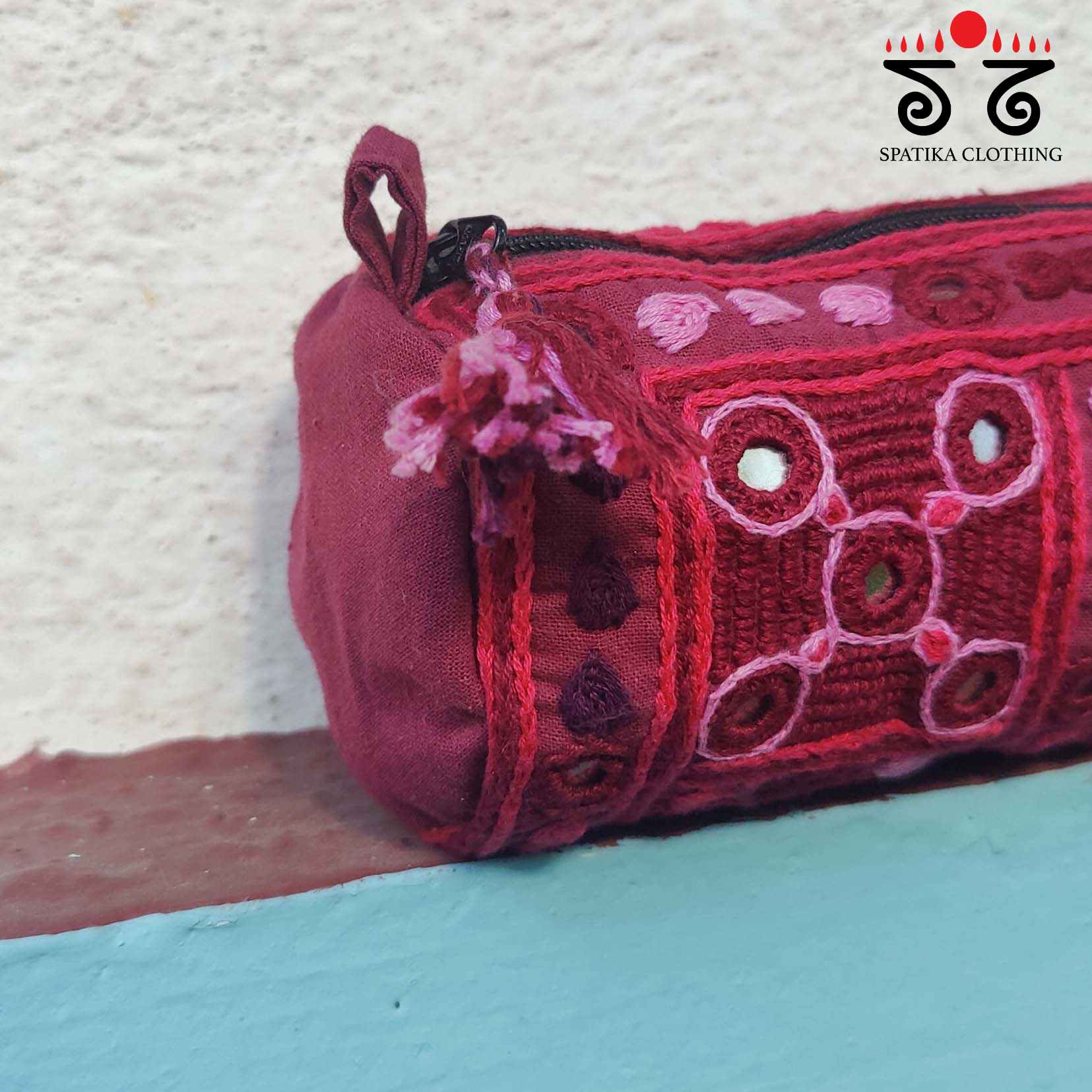 Lambani Hand Embroidered Pouch - Small