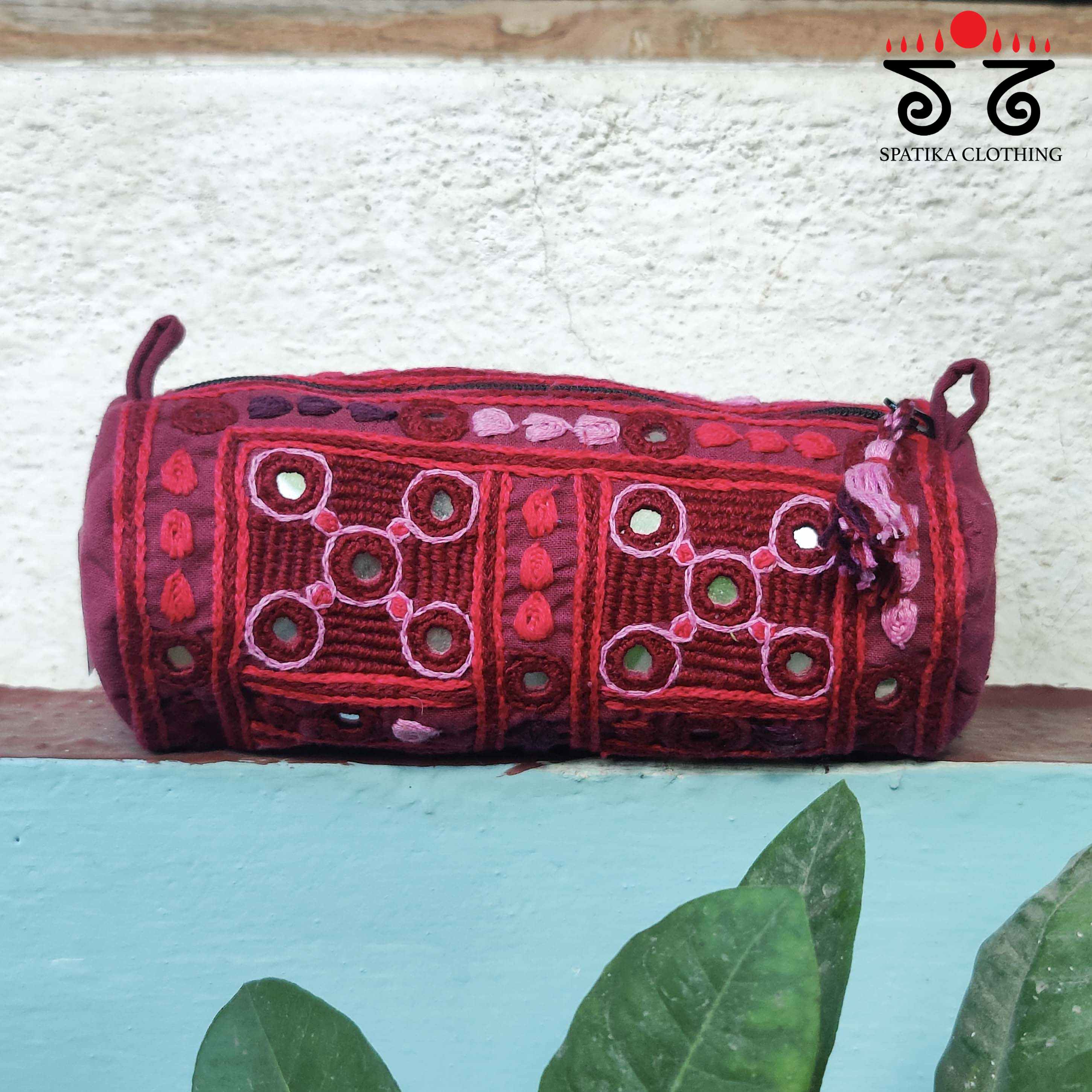 Lambani Hand Embroidered Pouch - Small