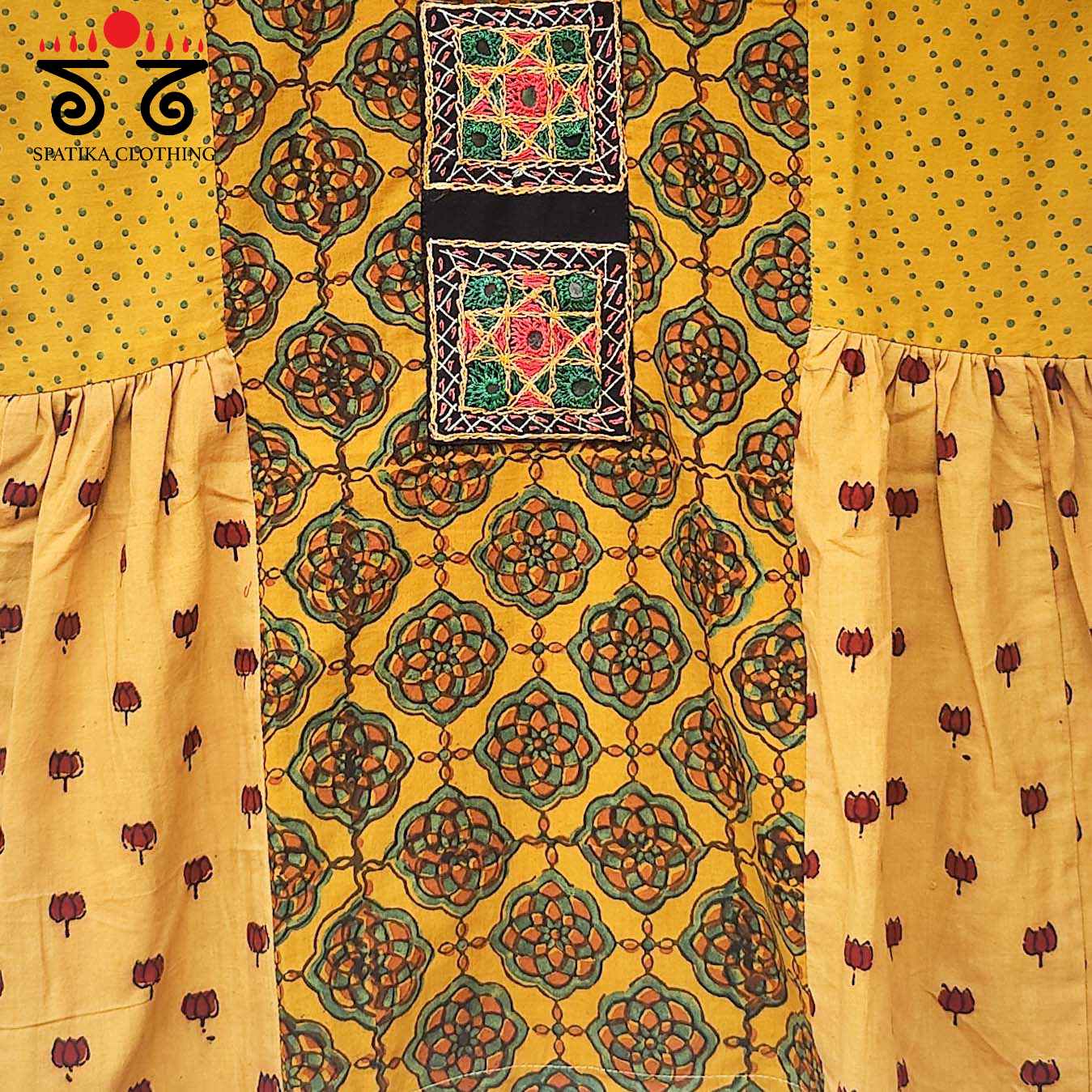 Hand - Embroidered Frilled Top