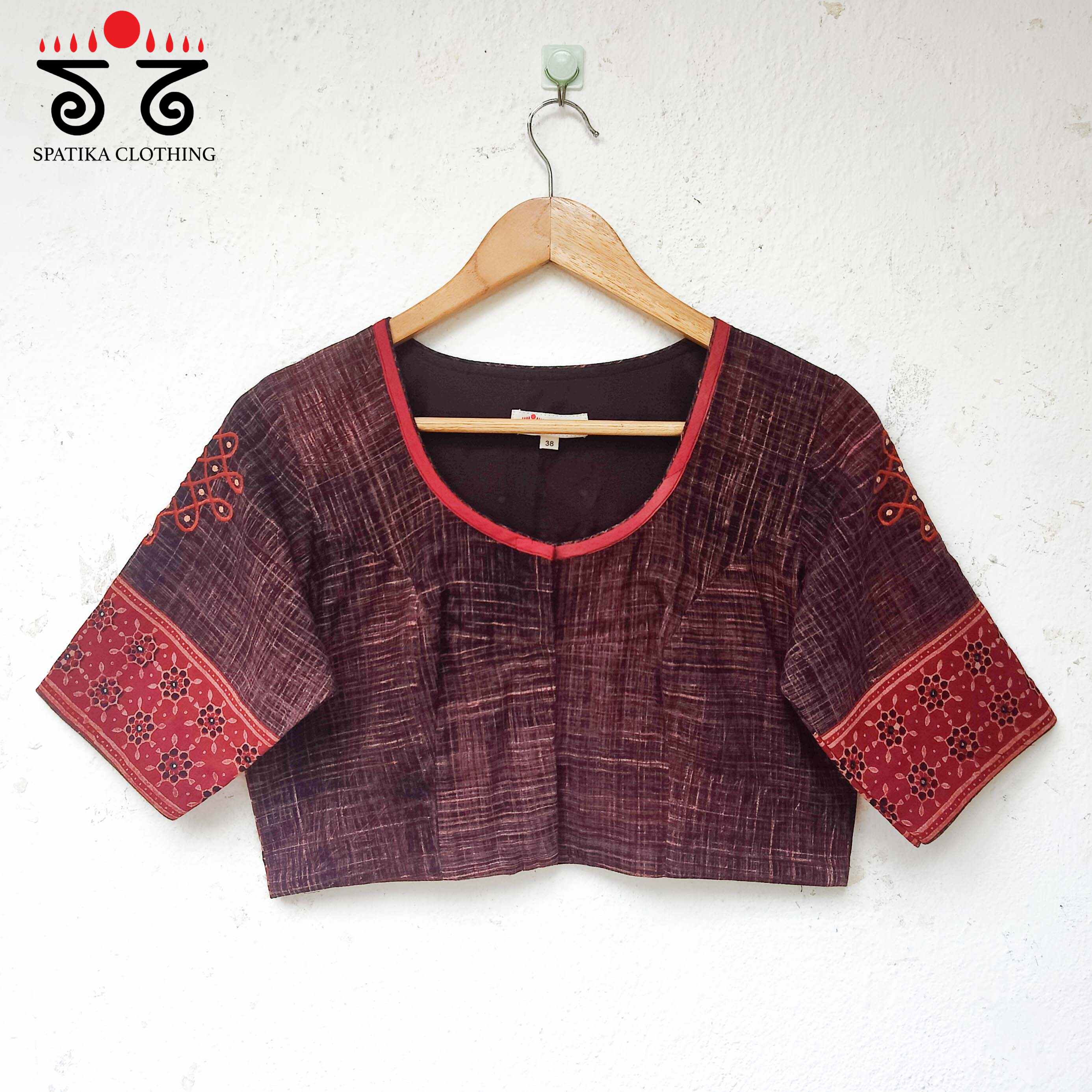 The Ajrakh - Kolam Blouse
