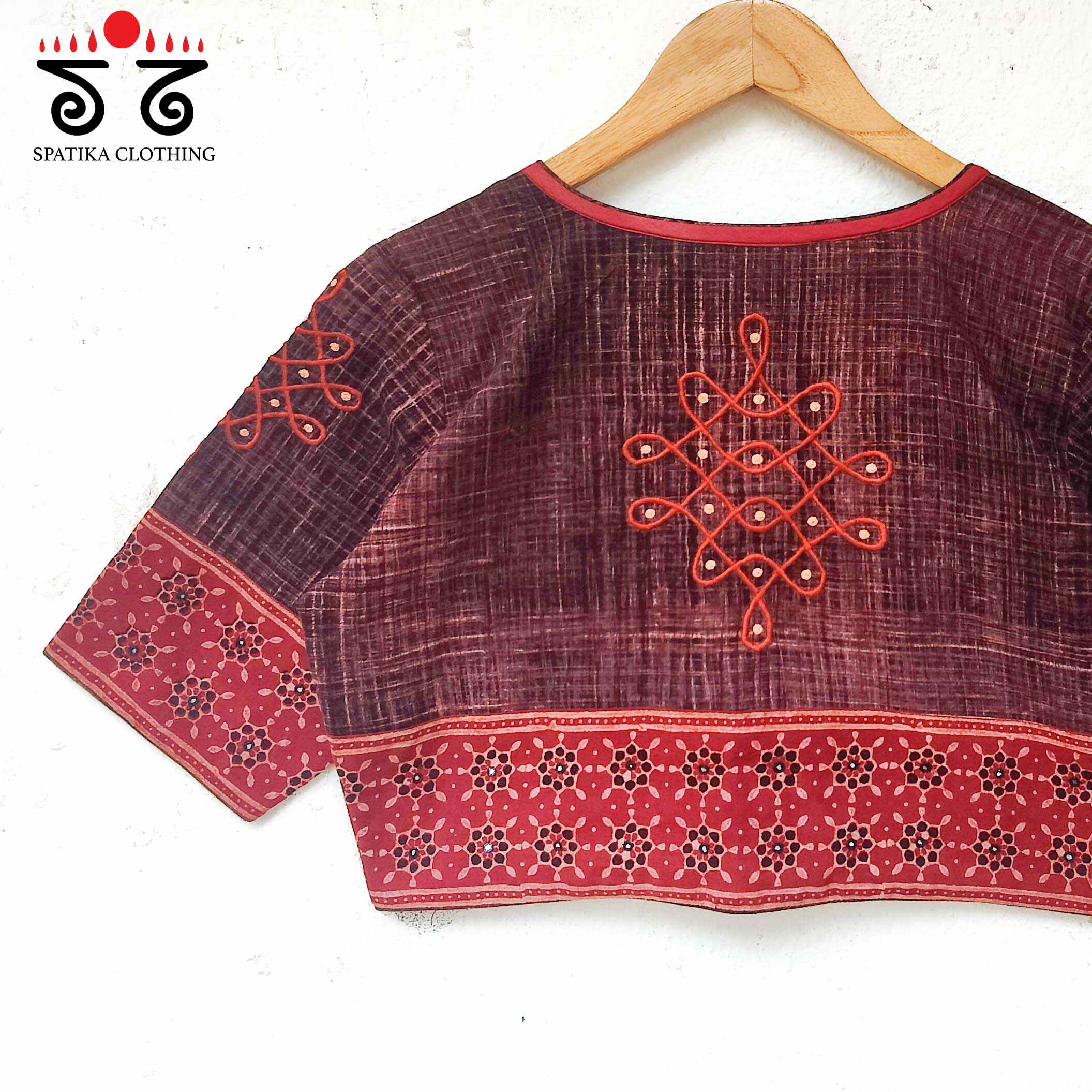 The Ajrakh - Kolam Blouse