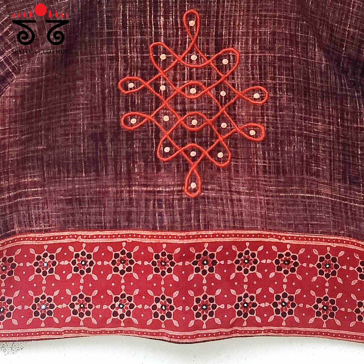 The Ajrakh - Kolam Blouse