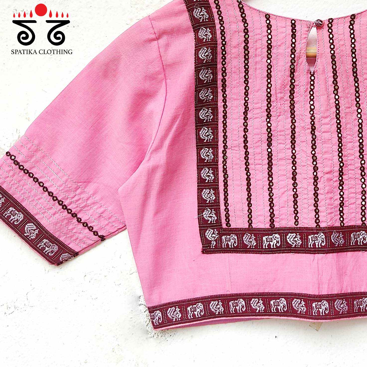 The Mirror Work Blouse - New!