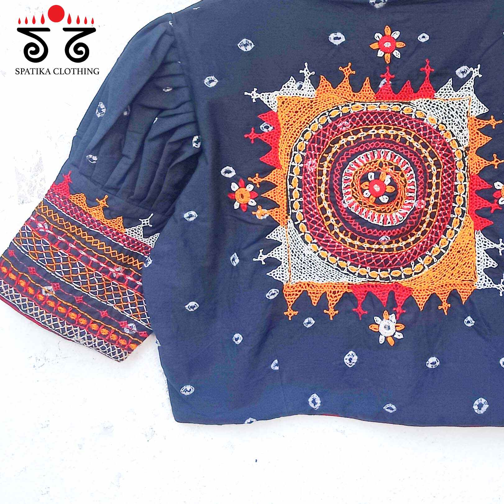 The Lambani - Bandhani blouse