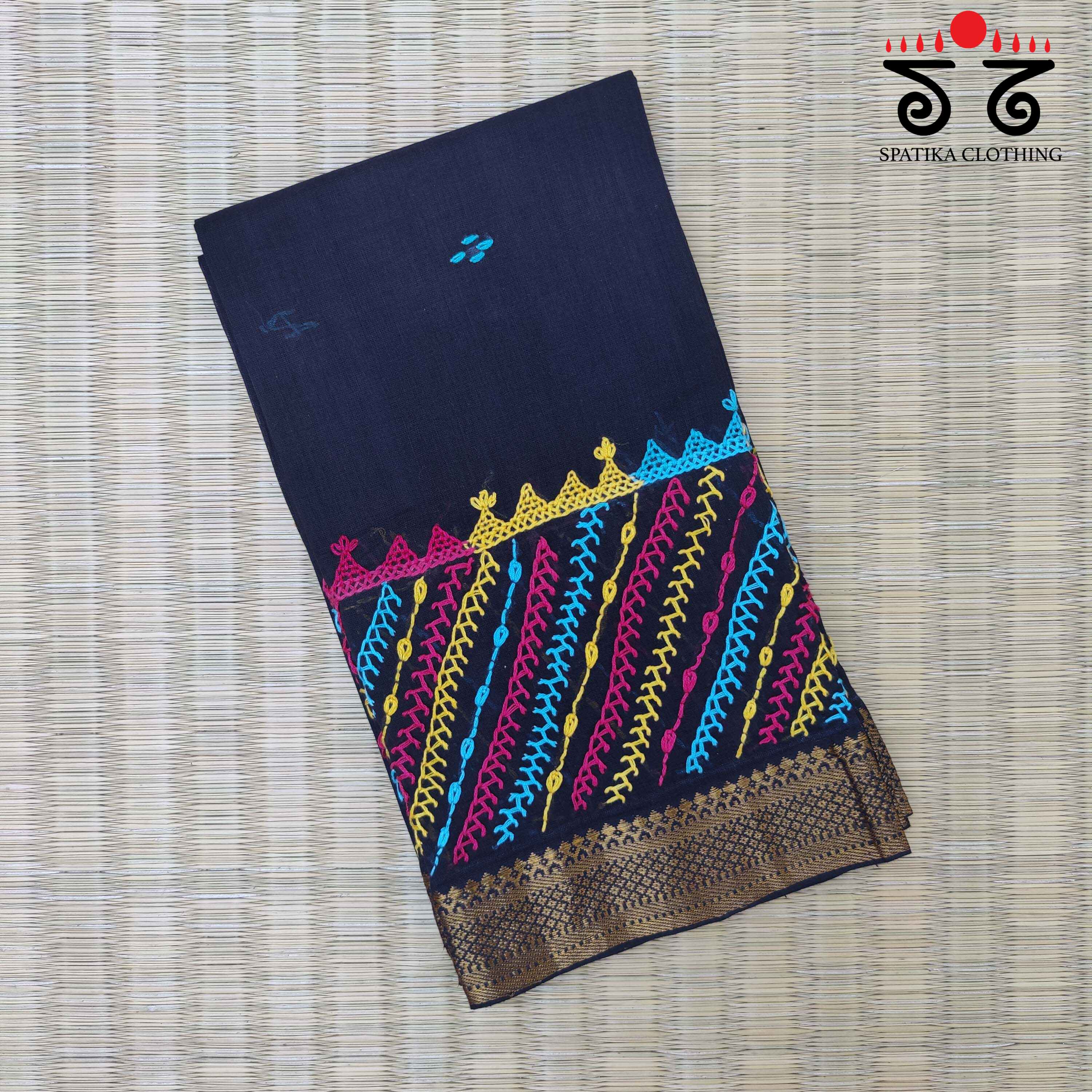 Lambani Hand-embroidered Blouse Fabric