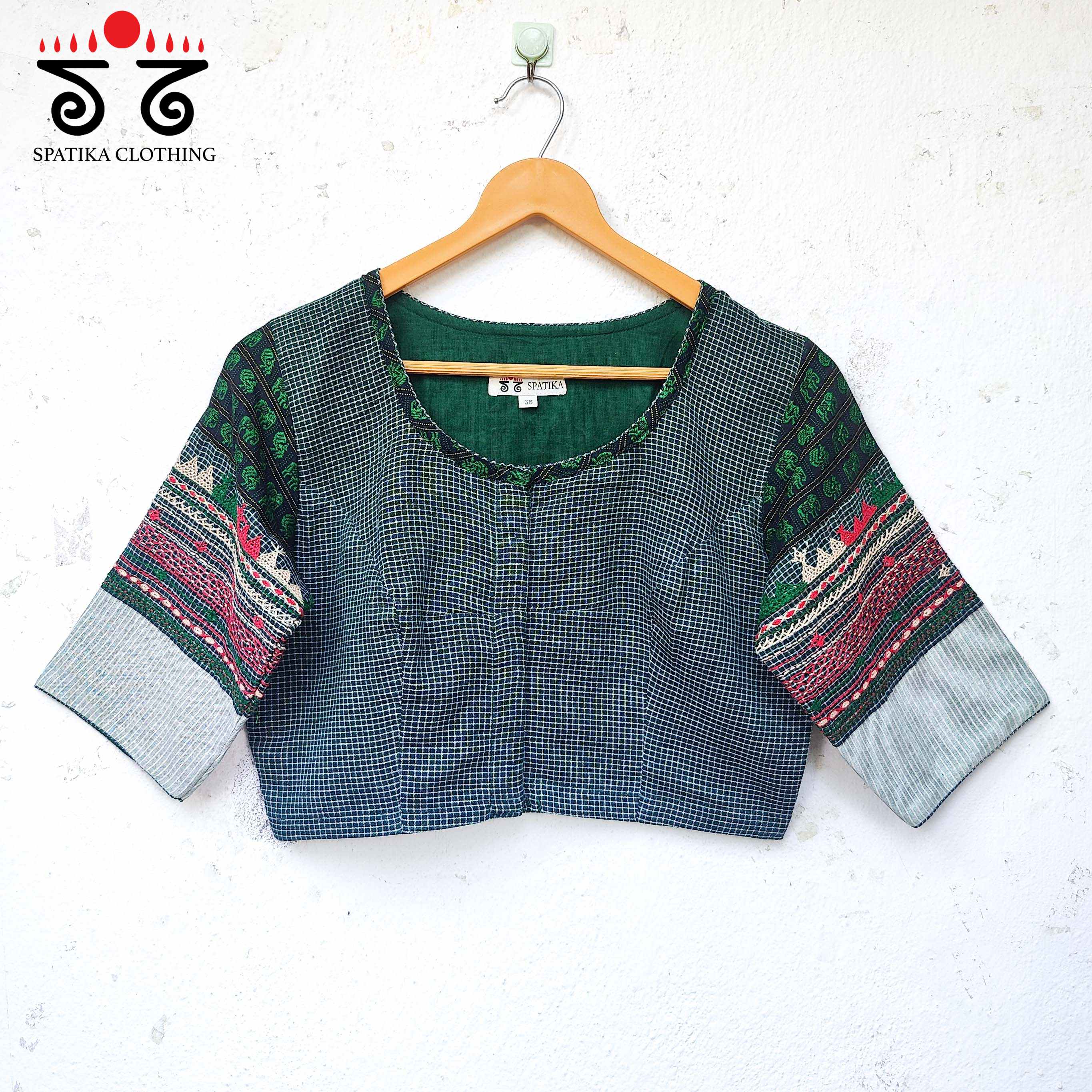 The Lambani Checkered Blouse