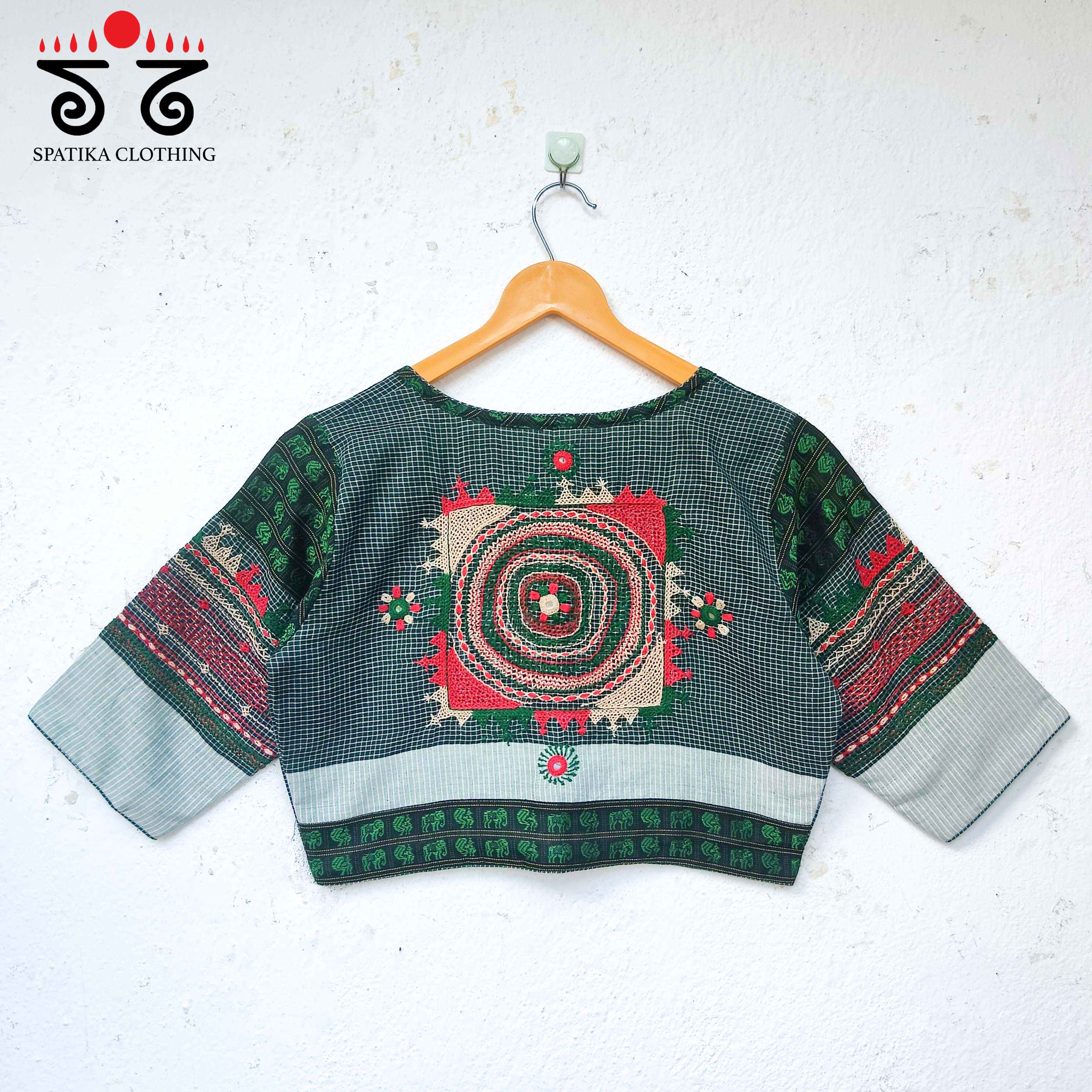 The Lambani Checkered Blouse