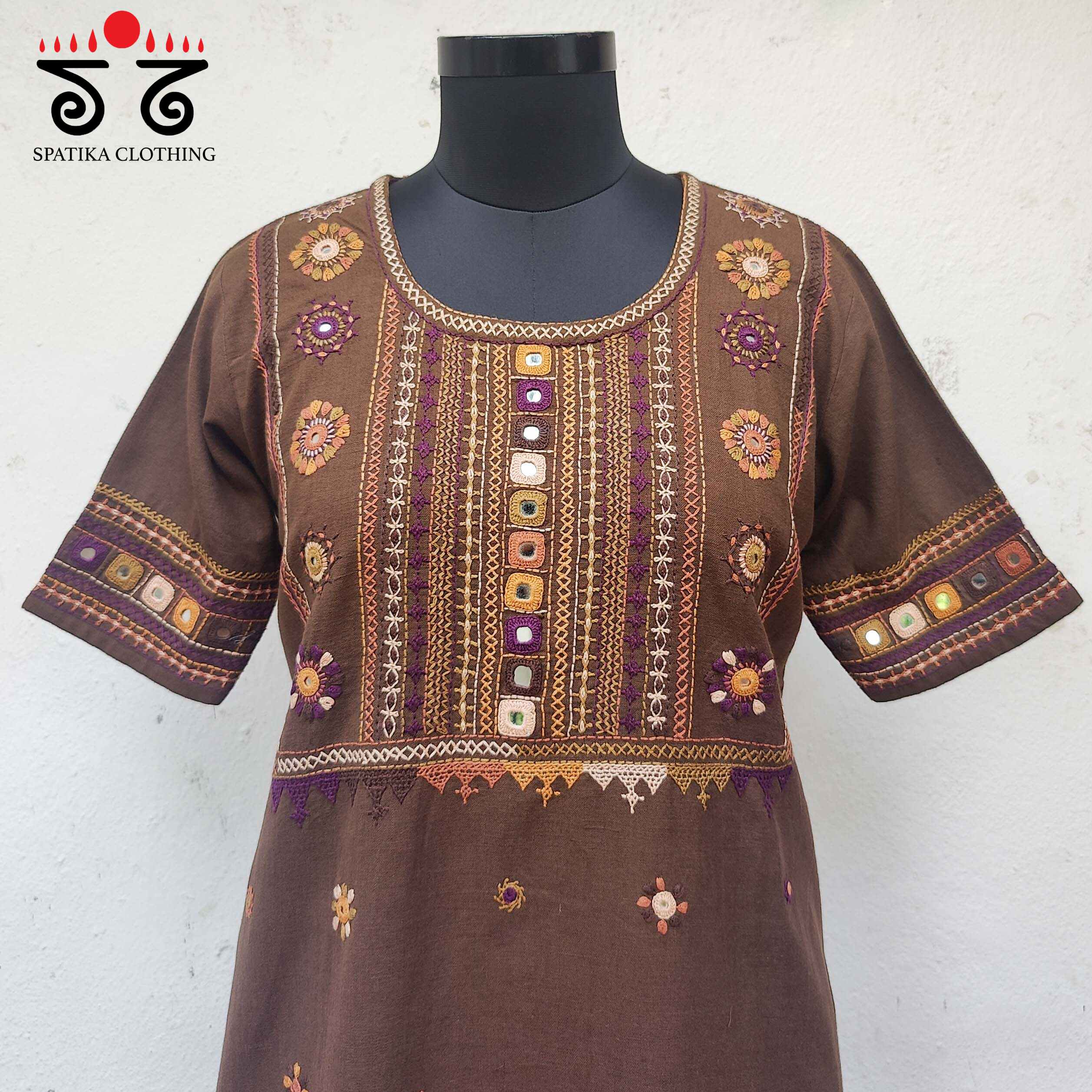 Lambani Hand Embroidered Kurta