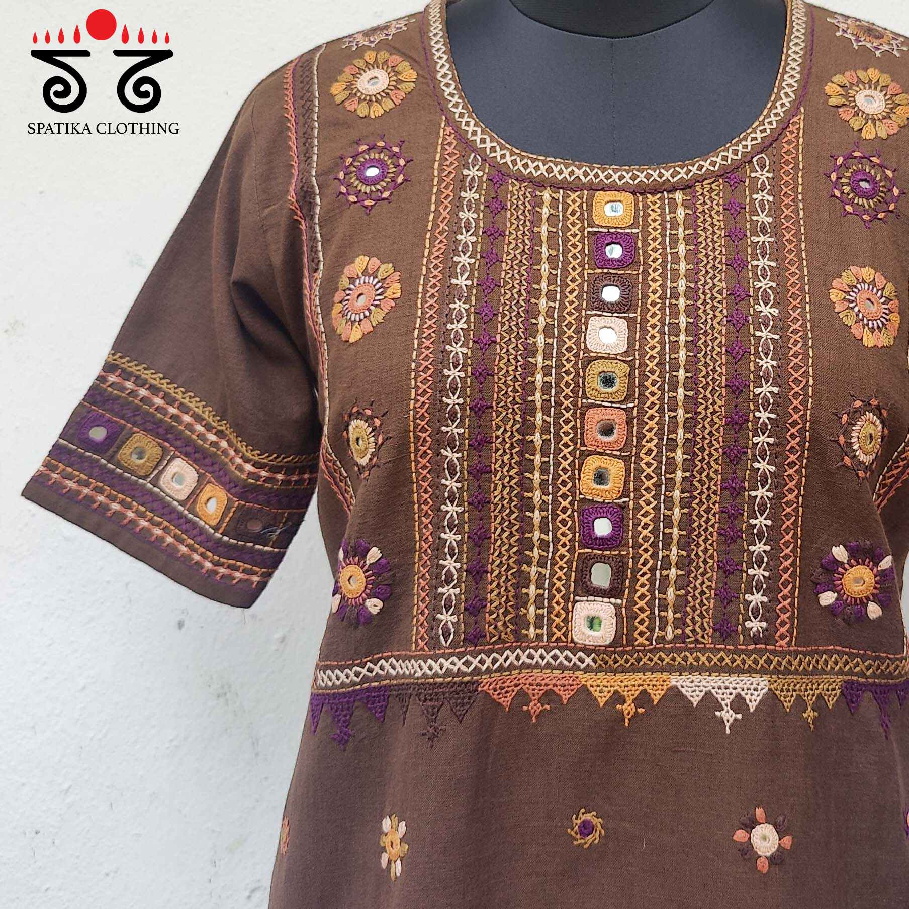 Lambani Hand Embroidered Kurta