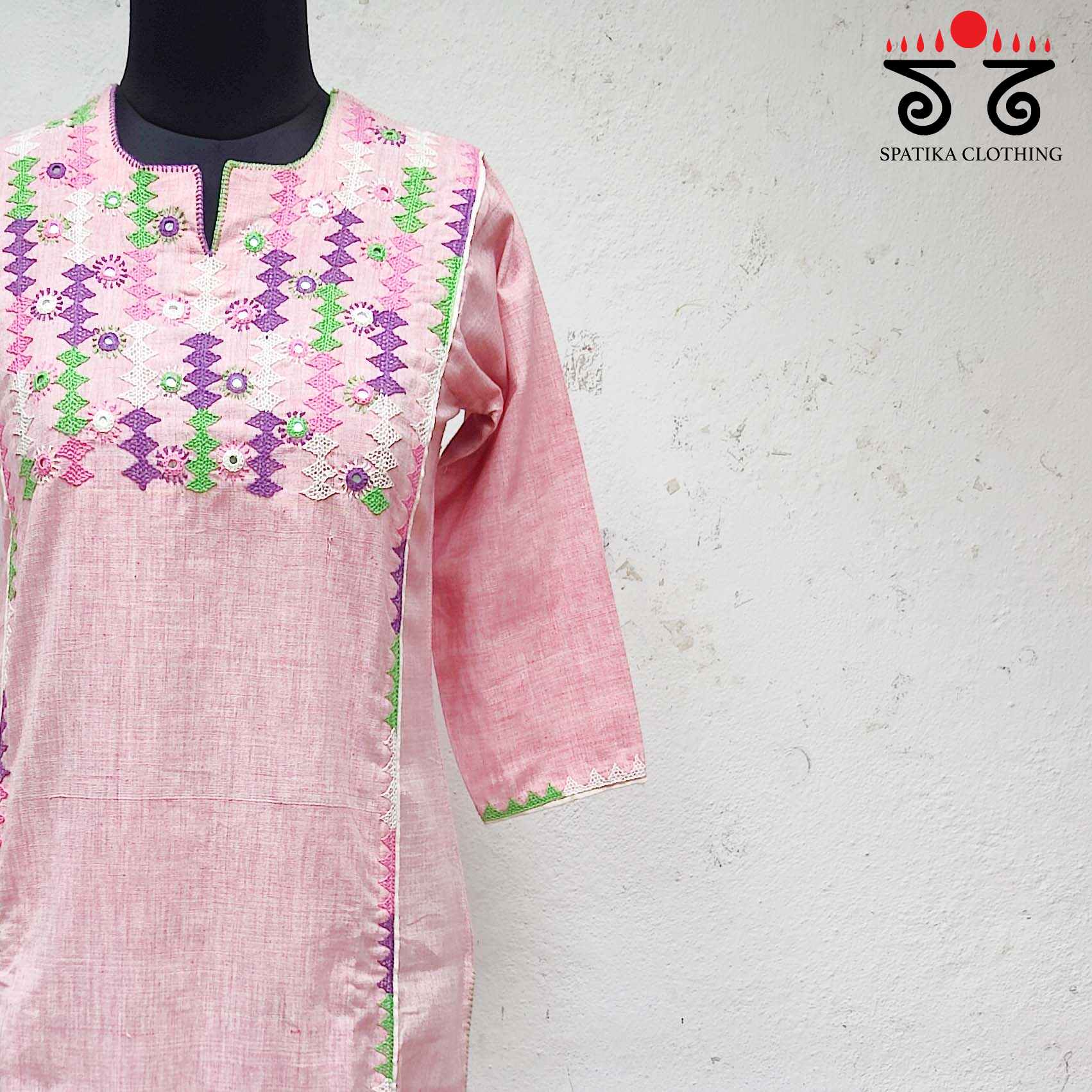 Lambani Hand Embroidered Kurta