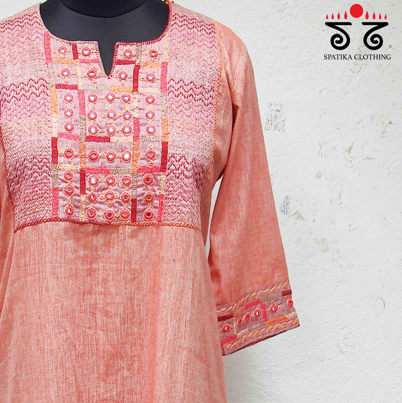 Lambani Hand Emboridered kurta