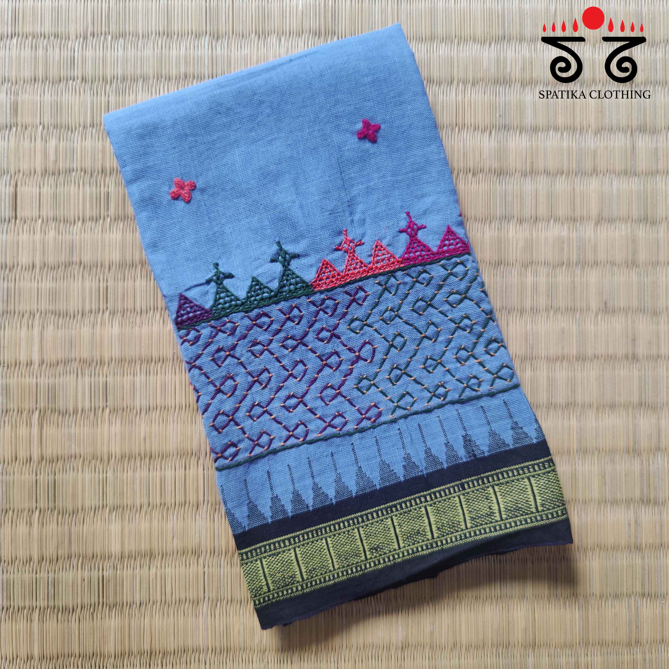 Lambani Hand-embroidered Blouse Fabric