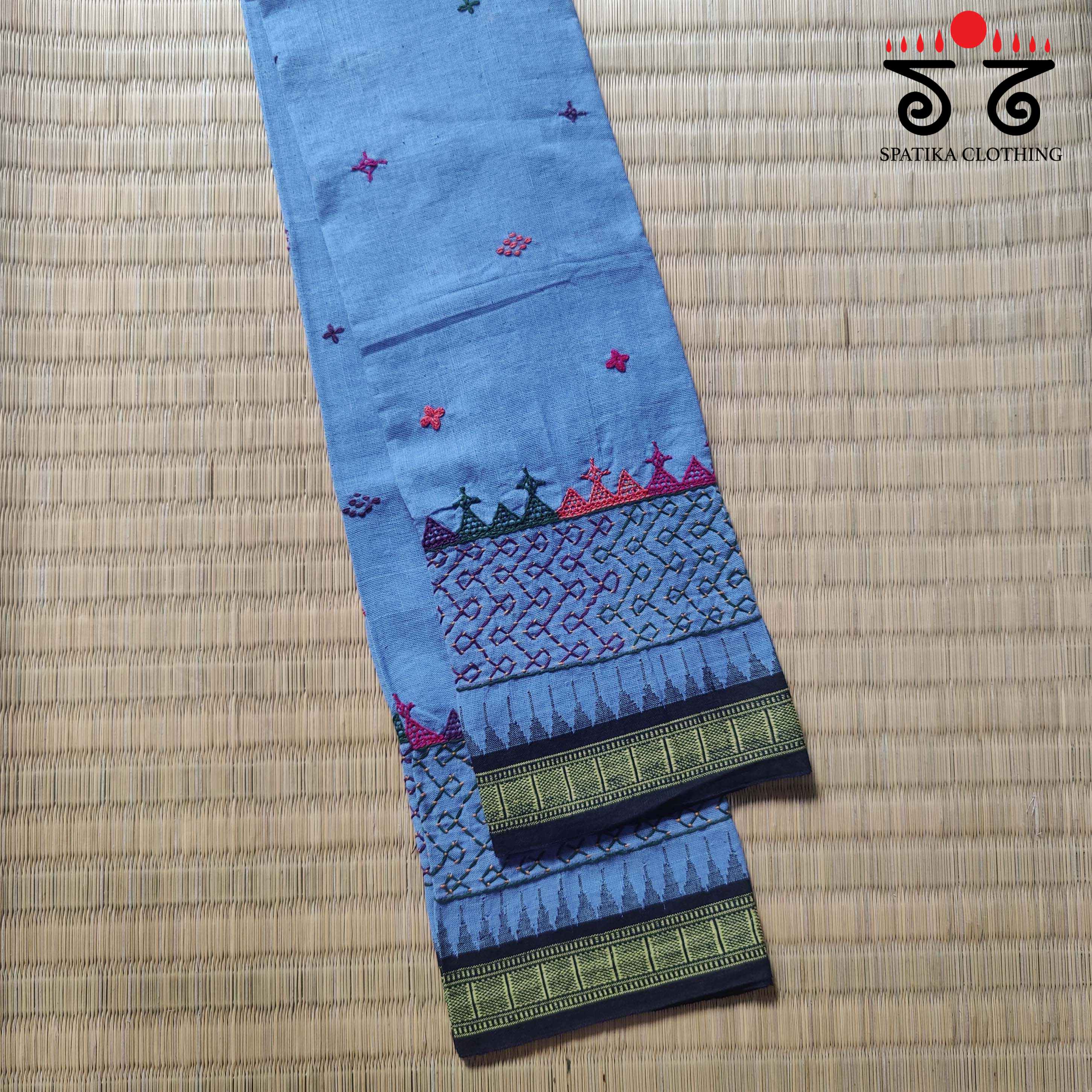 Lambani Hand-embroidered Blouse Fabric