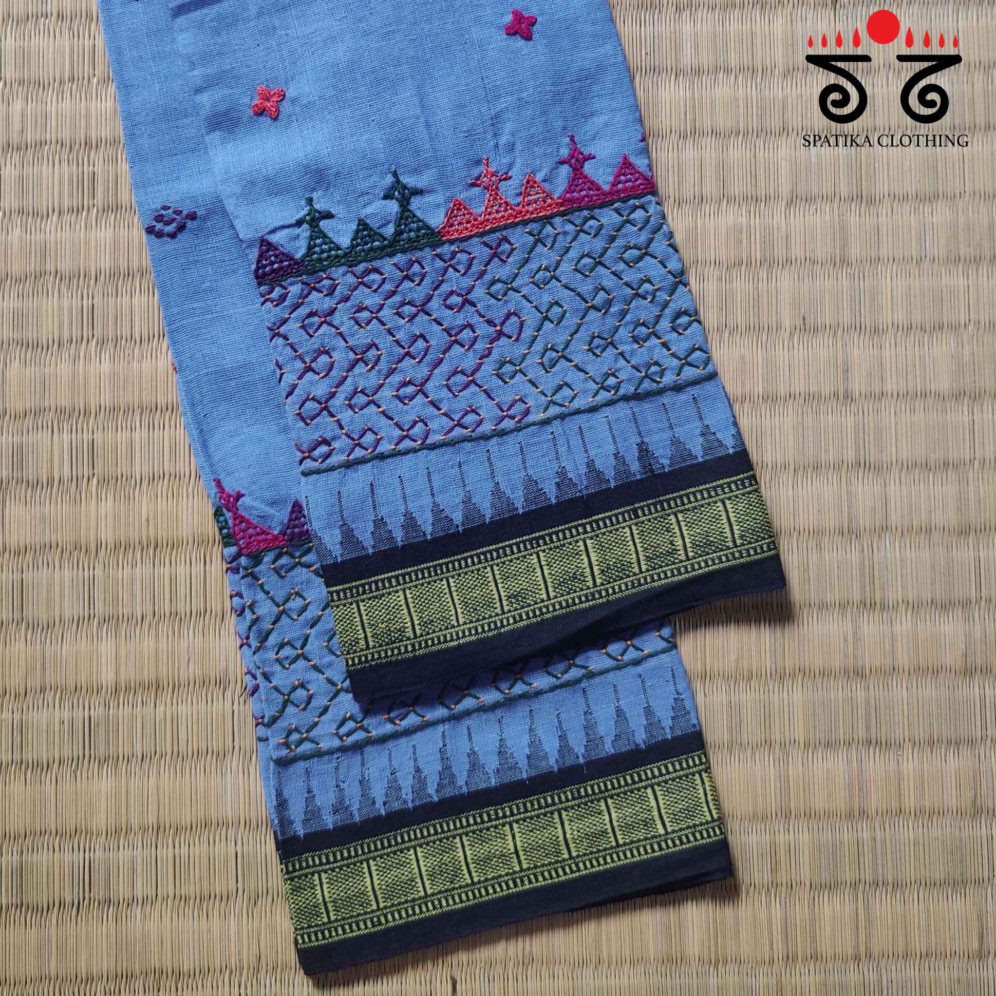 Lambani Hand-embroidered Blouse Fabric